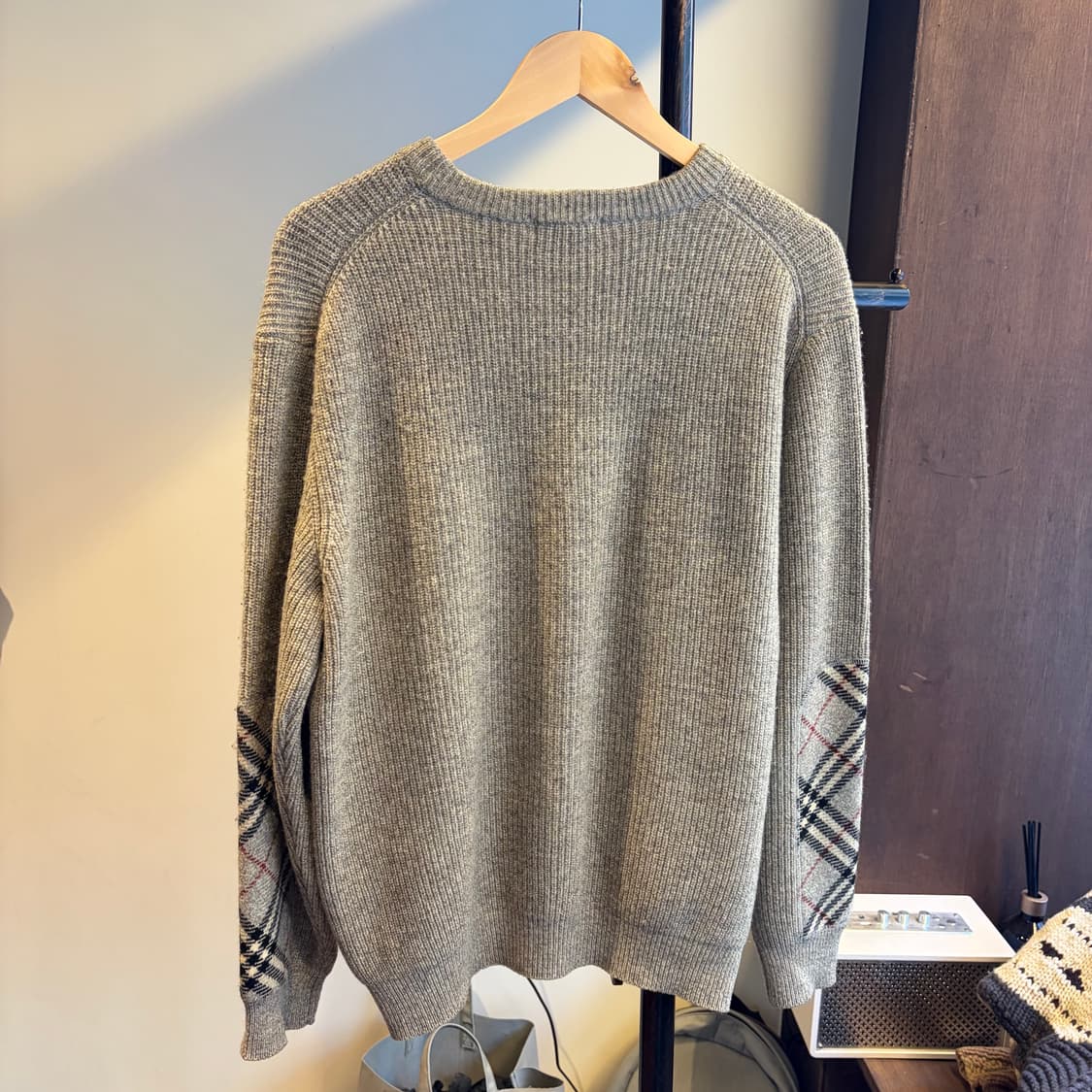 15686 - 버버리 엘보 패치 울 니트 (울 100%) 상품이미지8