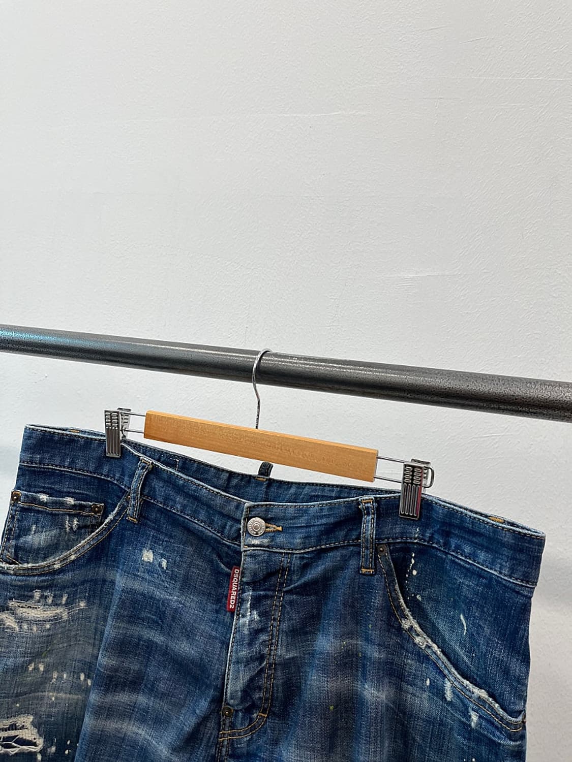 37-38) 디스퀘어드 빈티지 데님 숏츠 상품이미지3