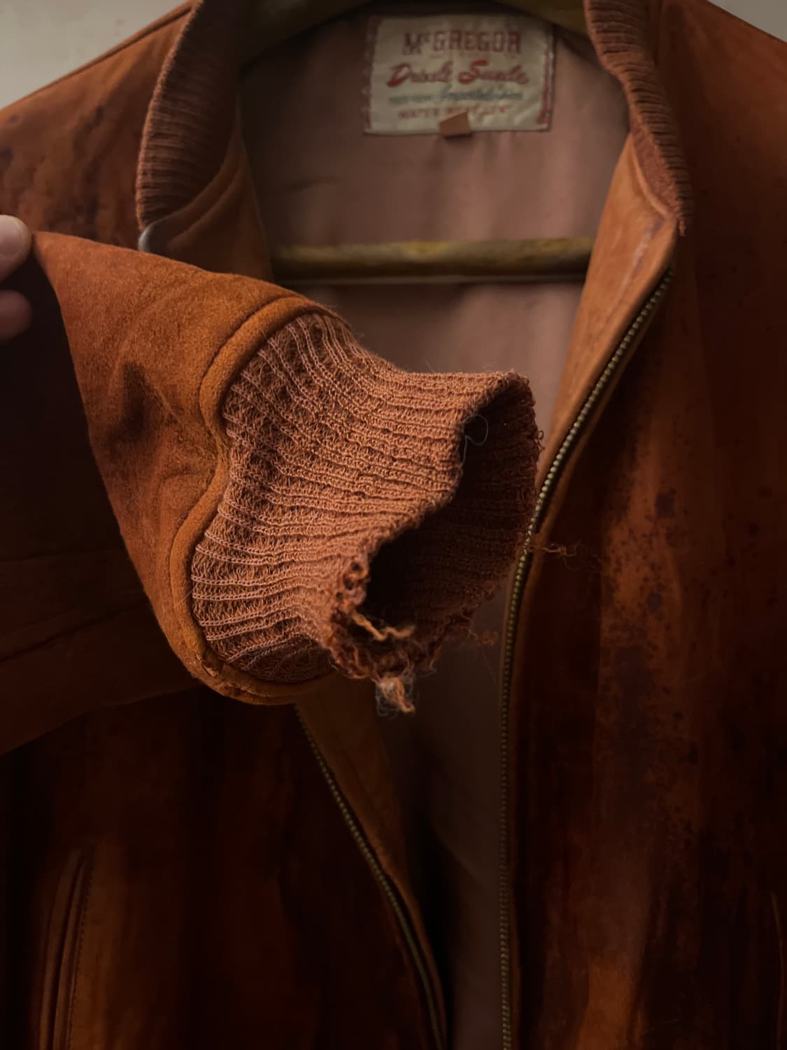 60s  mcgregor dreizzle 스웨이드 봄버 상품이미지4