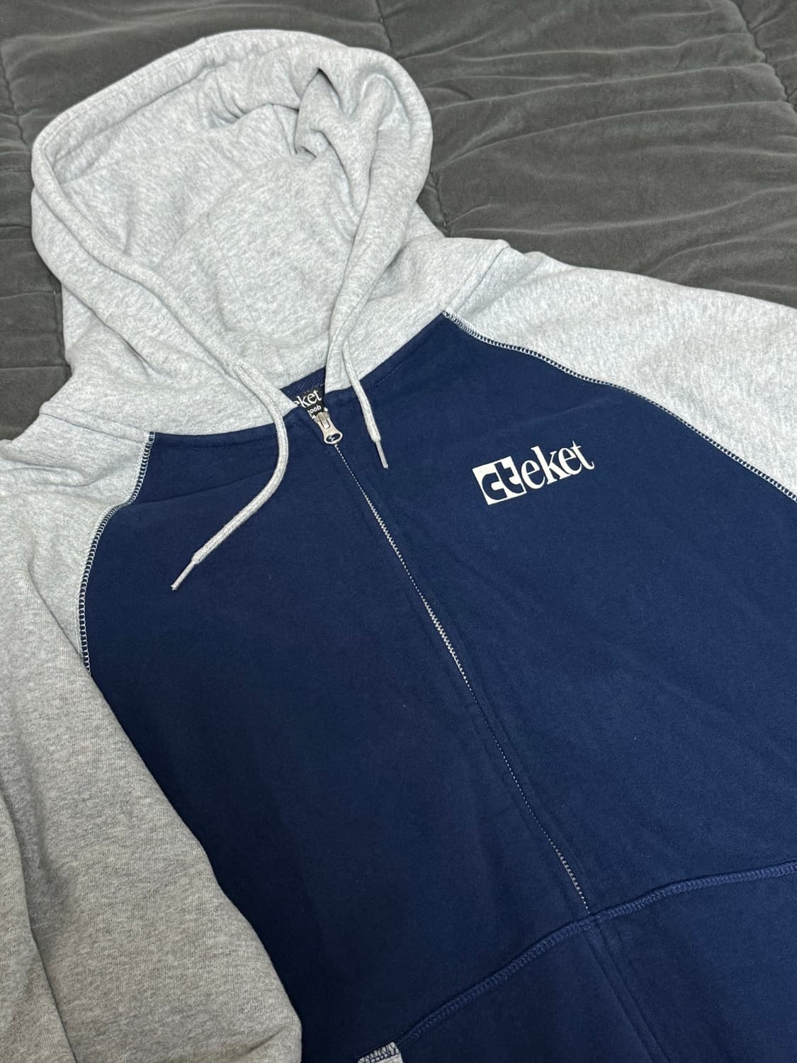 테켓 플랜 후드집업 네이비 Plan Zip-Up Hoodie Navy 상품이미지1