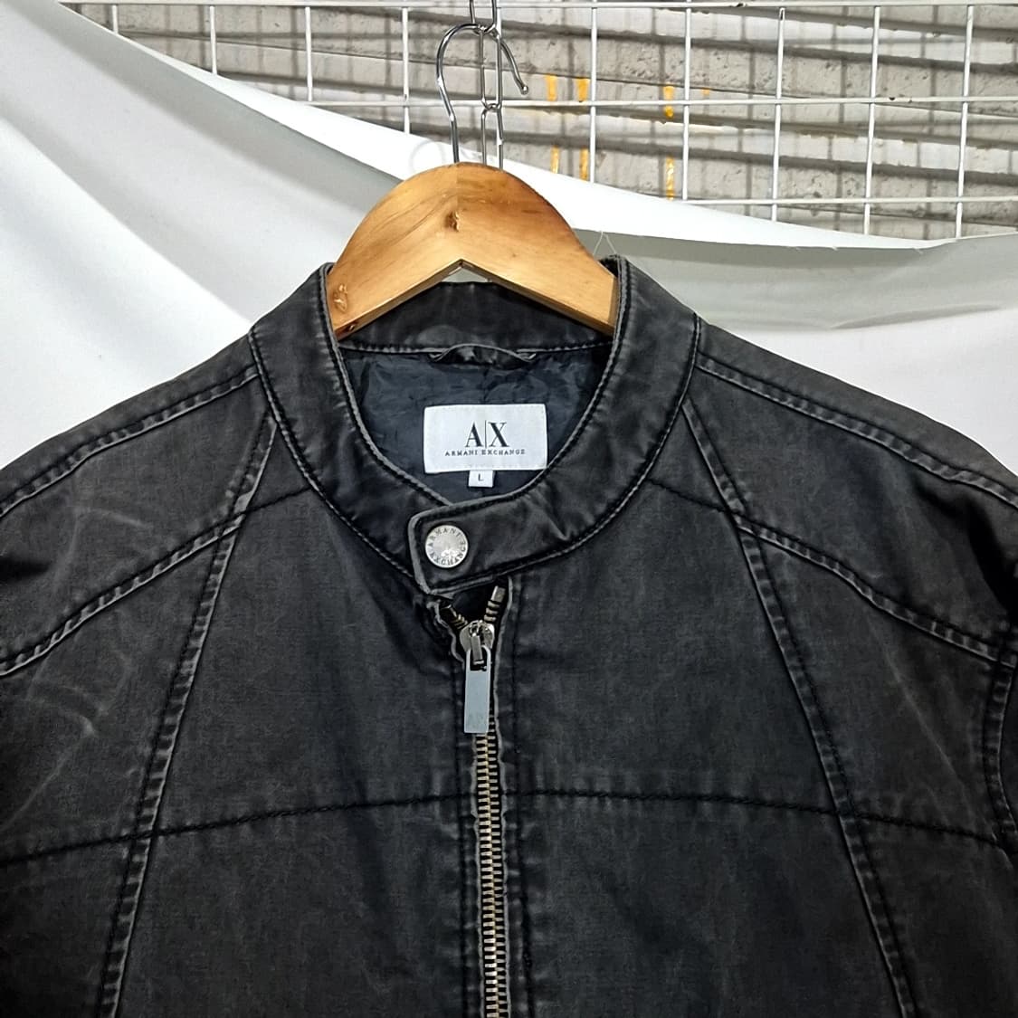 아르마니 익스체인지 빈티지 라이더 자켓 상품이미지2