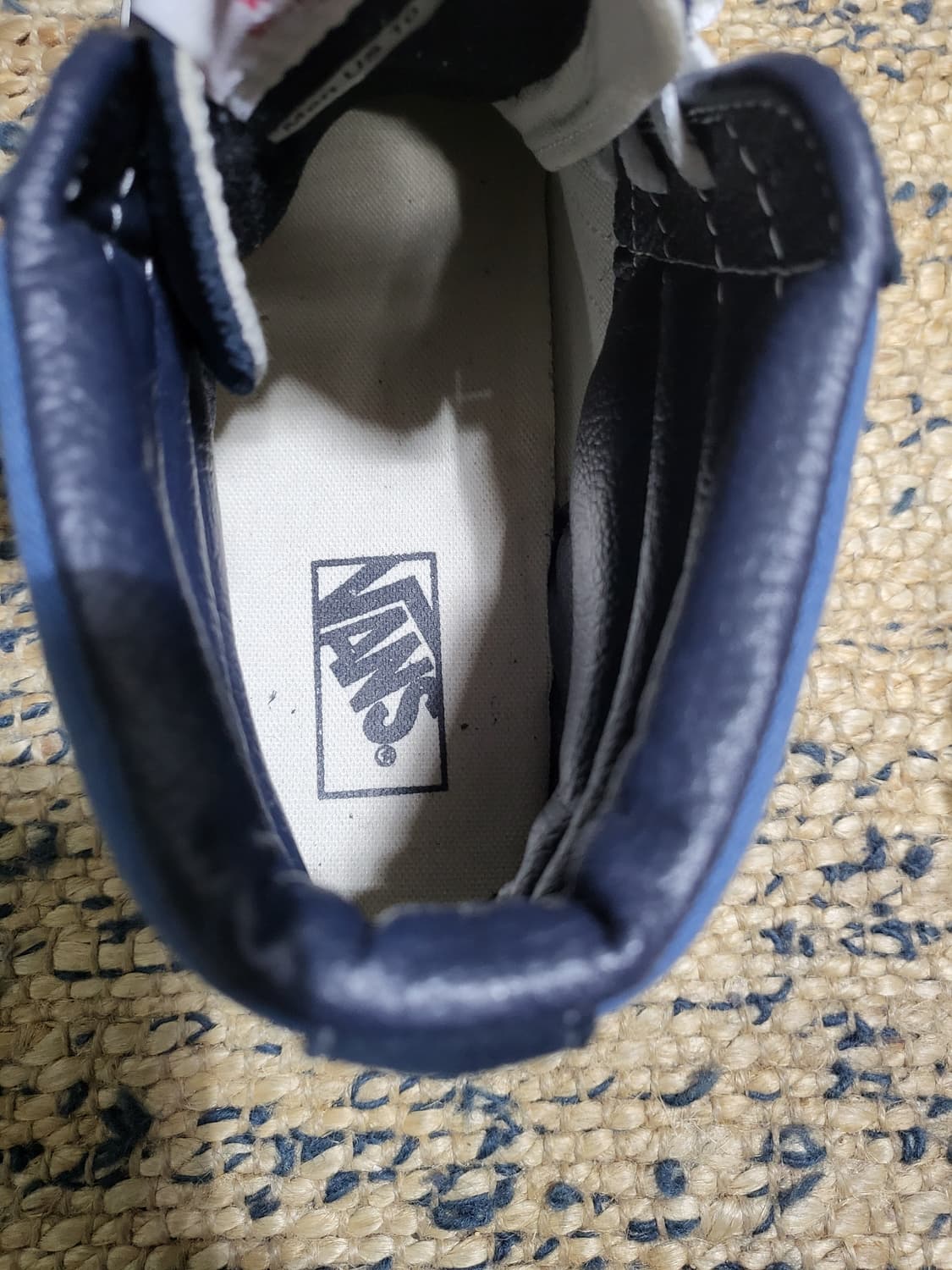 Vans 반스 스케이트 하이 신발 - 네이비/화이트 상품이미지7