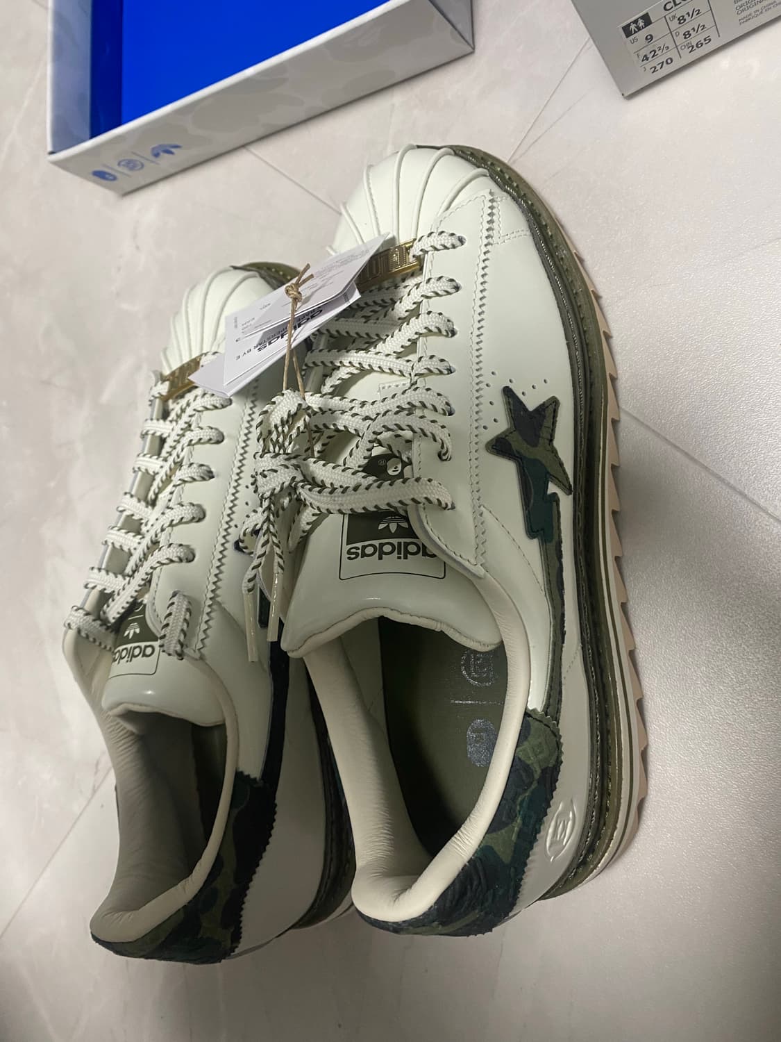 베이프 클랏 슈퍼스타 판매합니다 상품이미지5