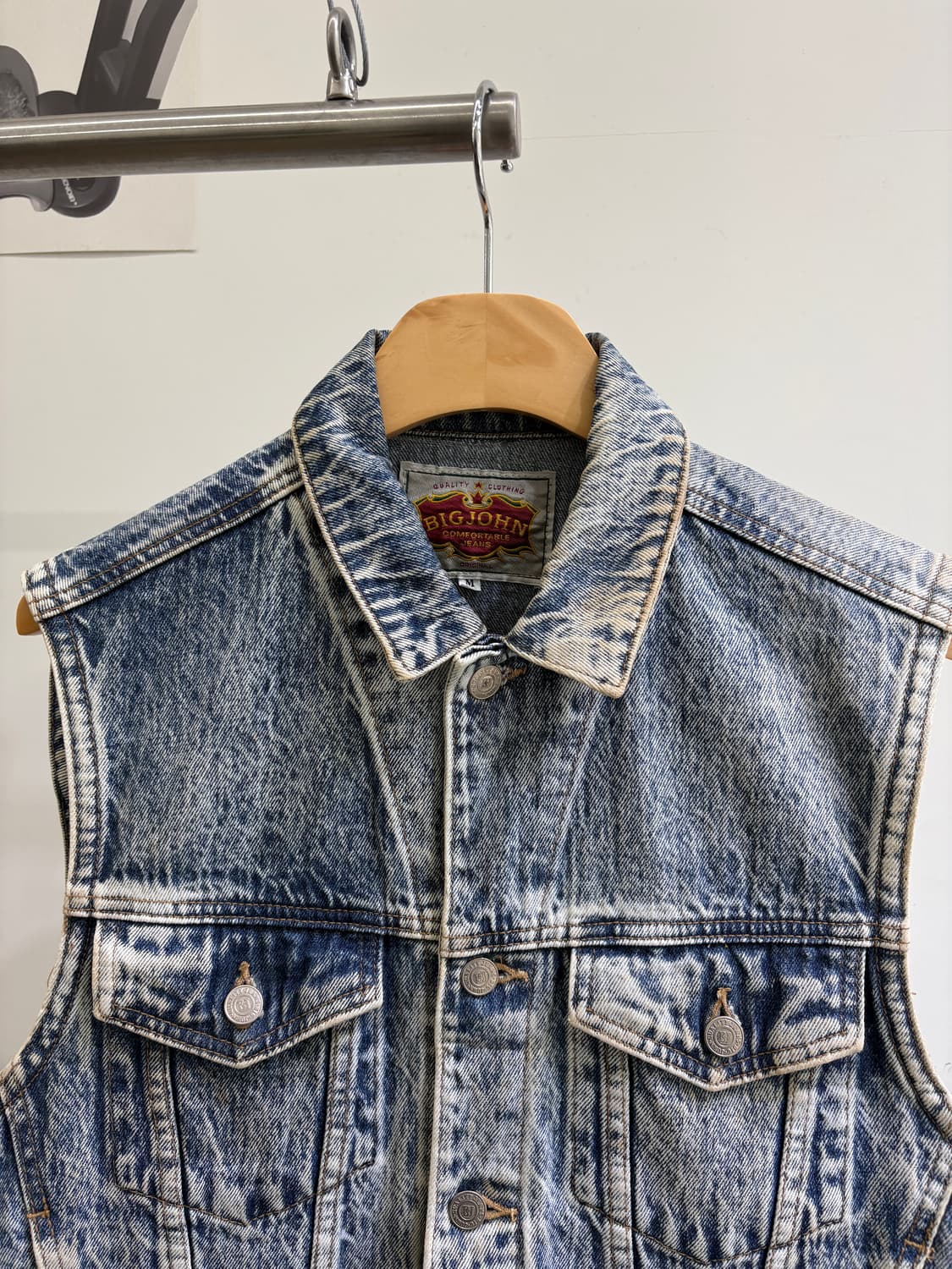BIG JOHN 데님 조끼 상품이미지2
