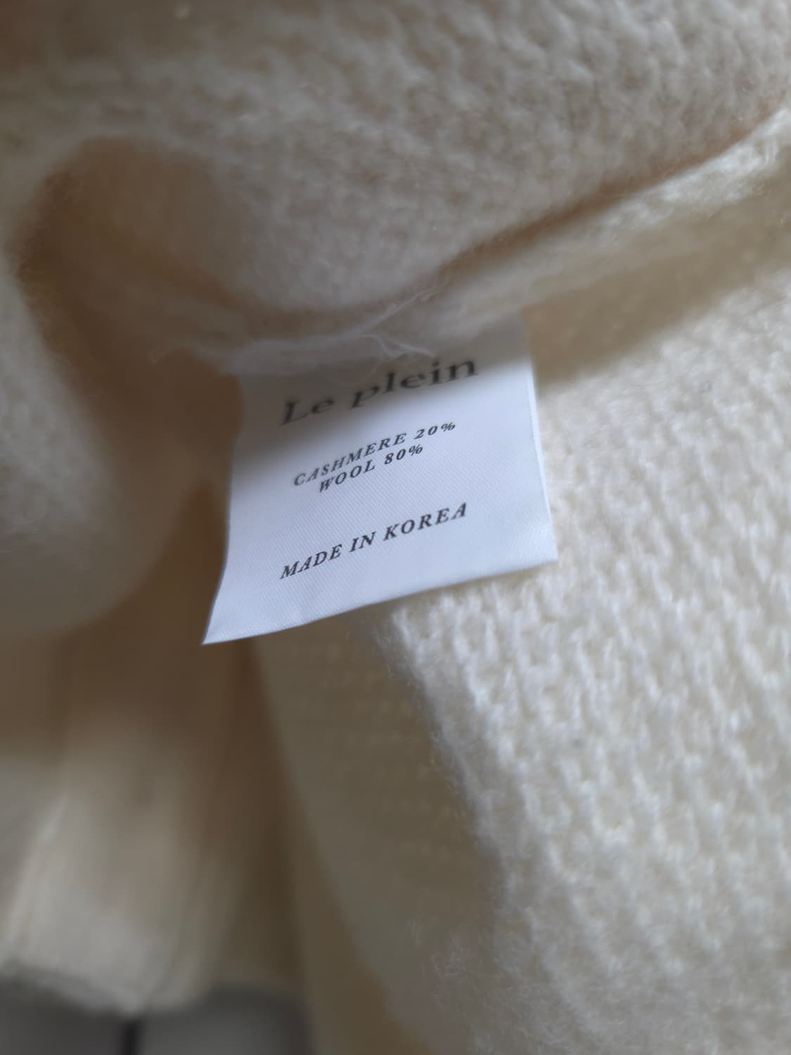 르플레인 leplain 캐시미어 울 반팔 니트 상품이미지5