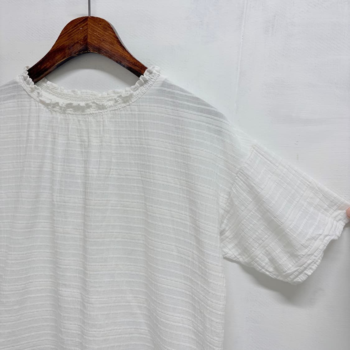 Samansa mos2 사만사모스 모리걸 화이트 블라우스 F JPN 상품이미지2