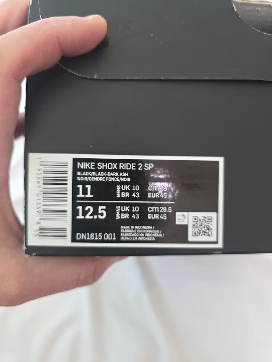 나이키 x 슈프림 샥스 라이드 2 SP 블랙 상품이미지7