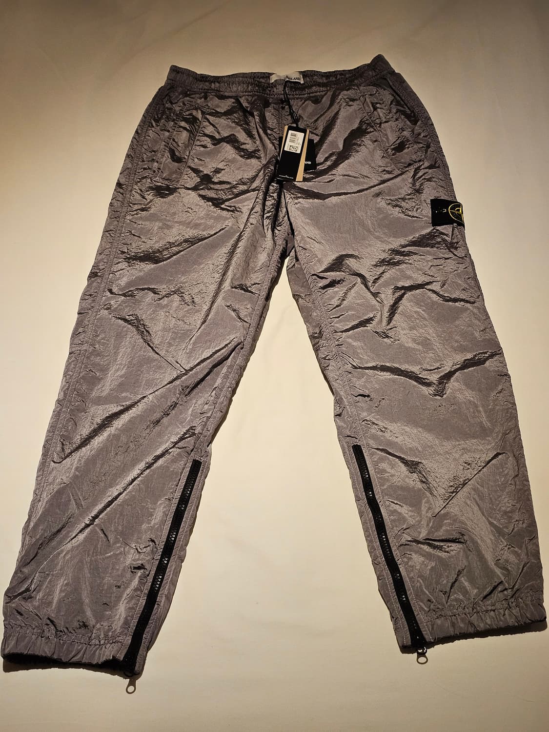 스톤아일랜드 나일론 메탈 지퍼 팬츠 (새 상품) 상품이미지1