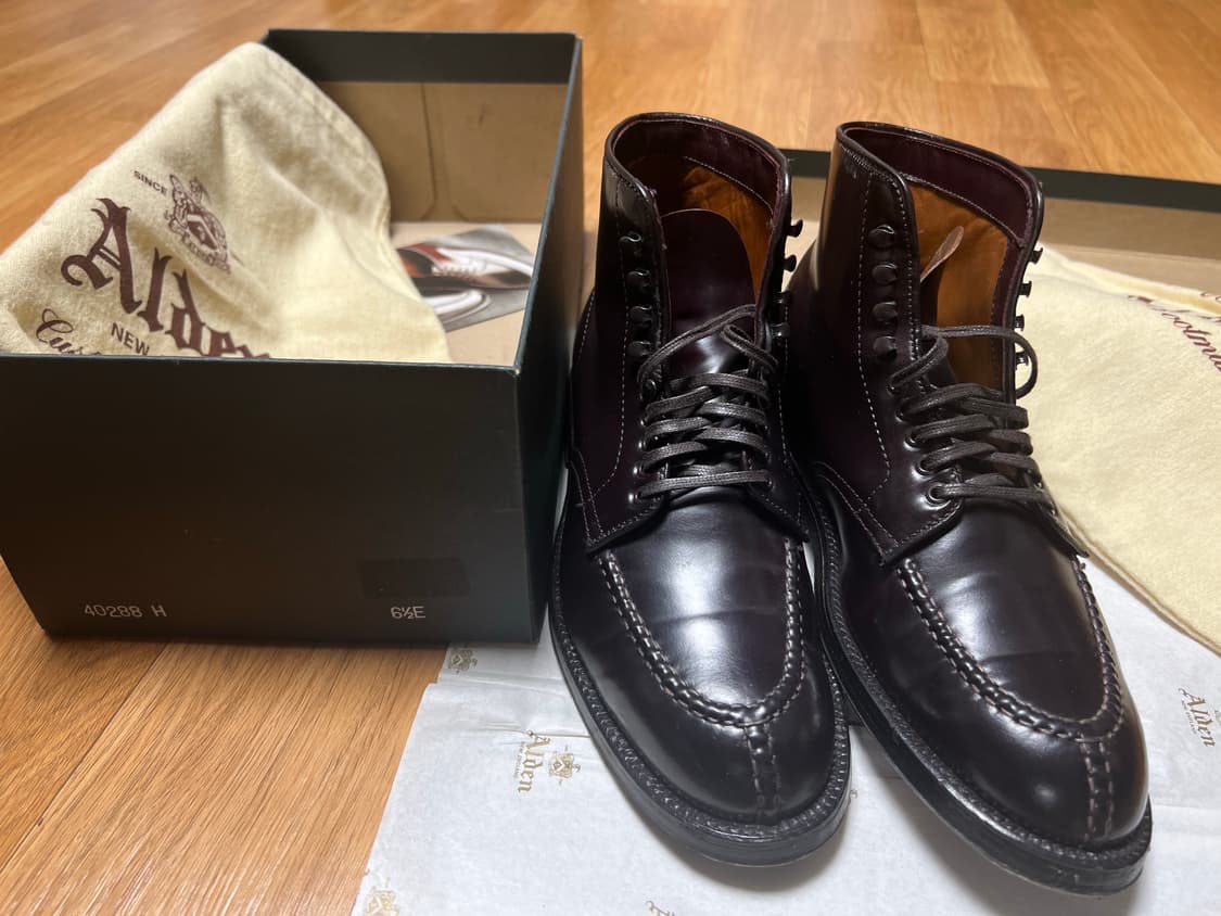 알든 부츠 40288H 6.5 E 풀구성 관리용품 포함 상품이미지1