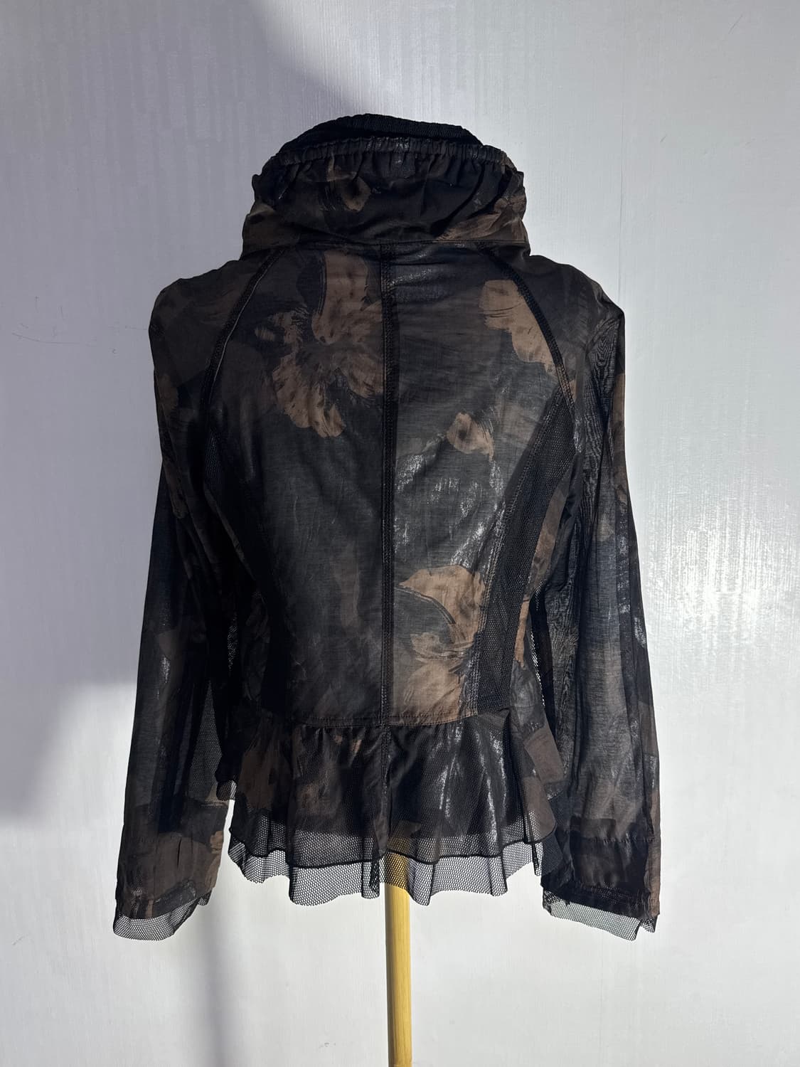 Eiko kondo 플라워 시어 메쉬 자켓 y2k lgb goa 보노 상품이미지3