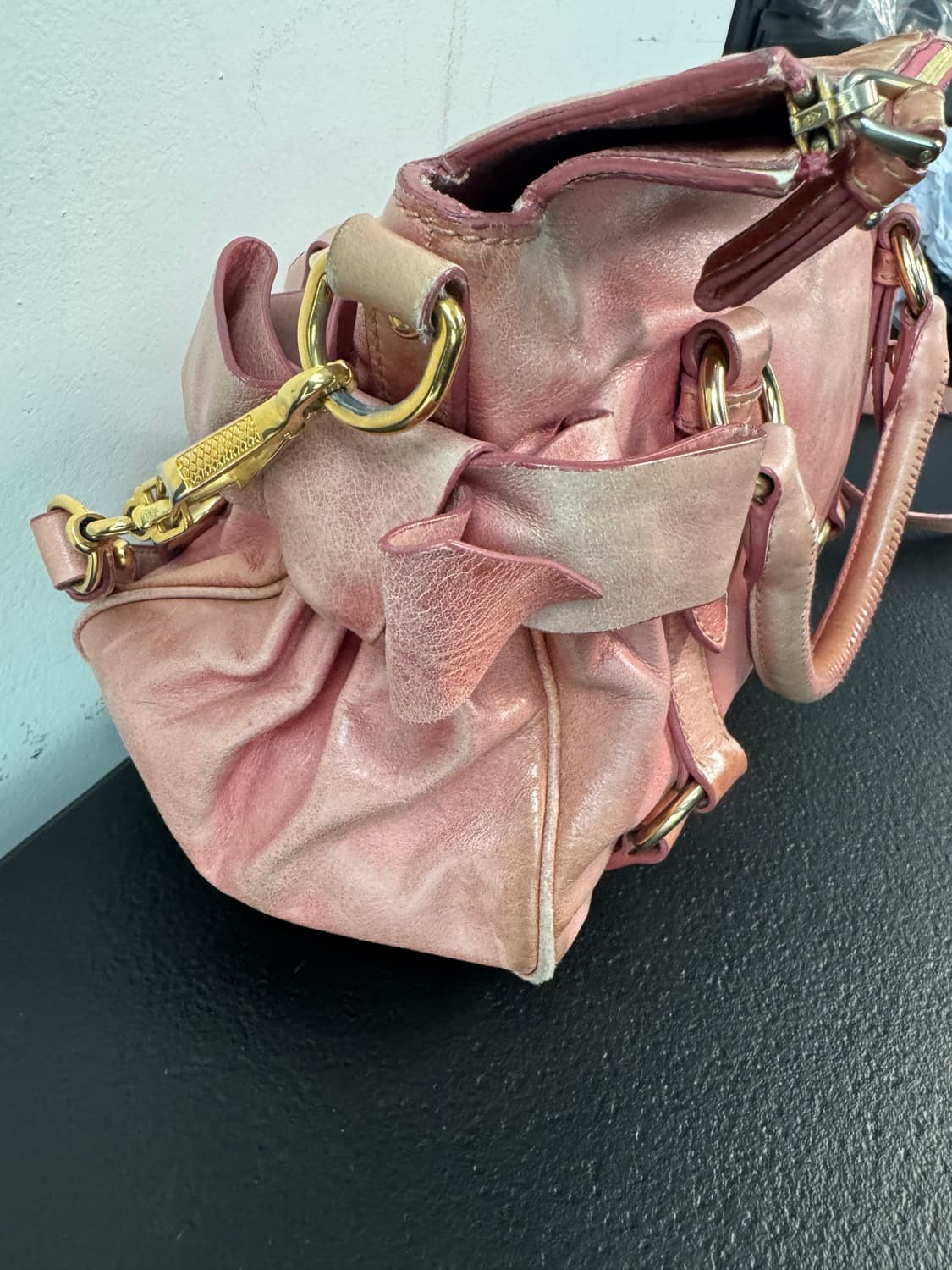 미우미우 비텔로 럭스 사첼 2way백(정품) 상품이미지4