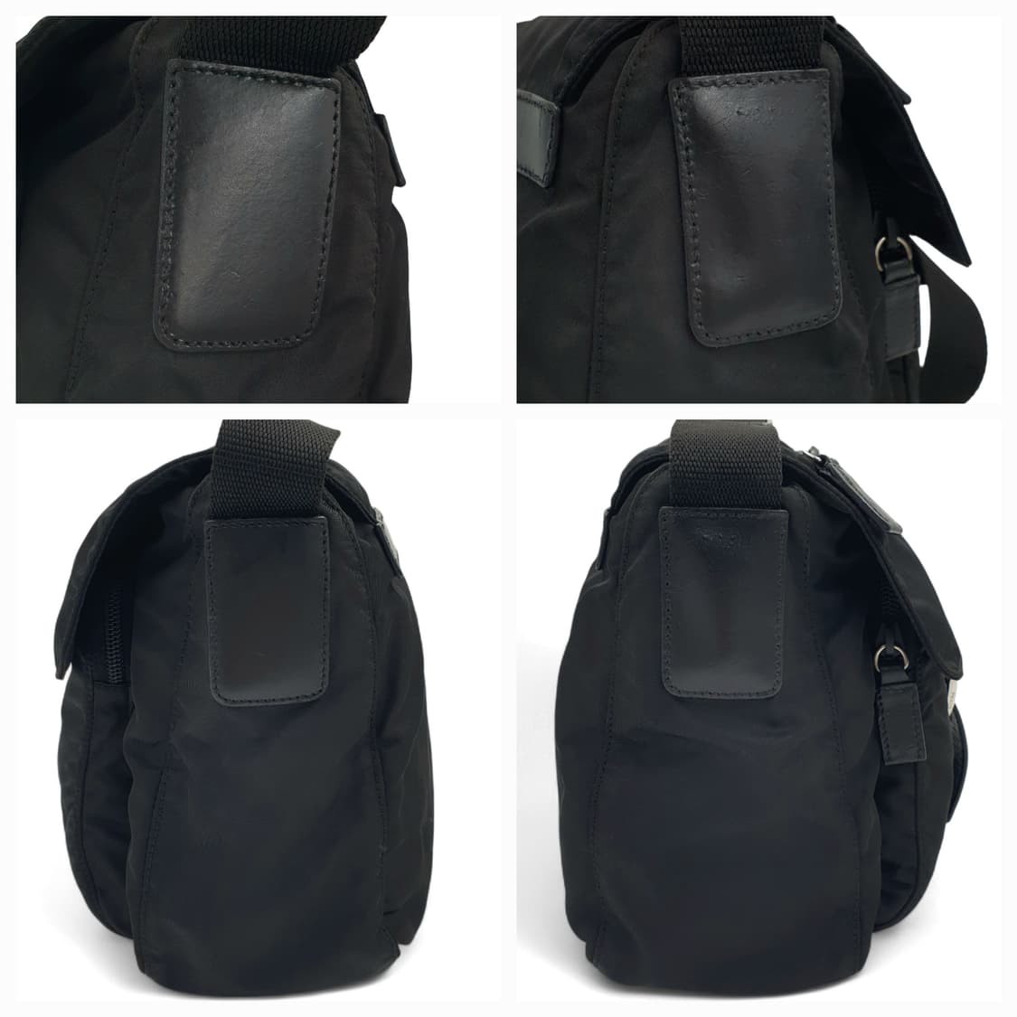 프라다 리나일론 블랙 메신저백 크로스백 숄더백 상품이미지3