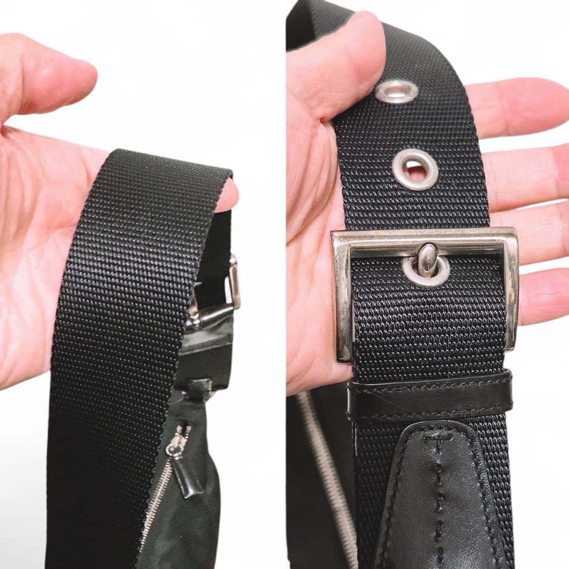 프라다 포코노 사이드 로고 호보백 상품이미지4