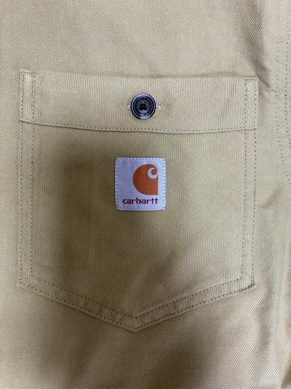 칼하트 투포켓 워크셔츠 올리브카키 L 상품이미지7