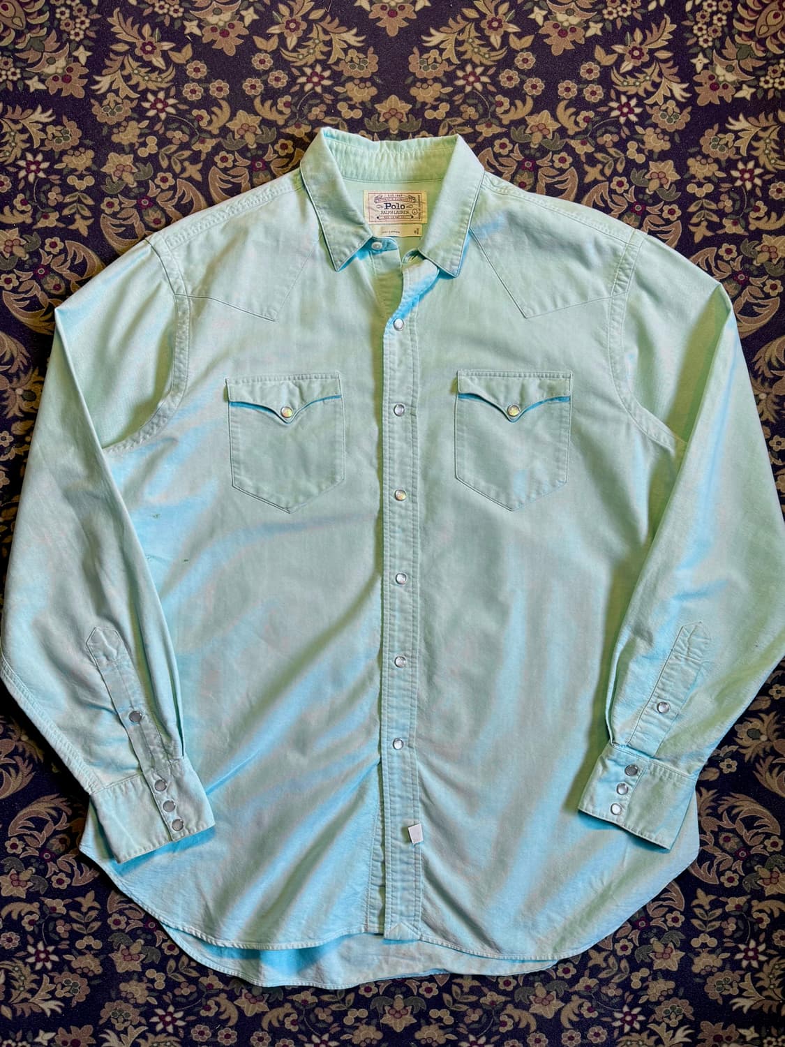 90s 빈티지 폴로 덩가리 웨스턴 셔츠 상품이미지1