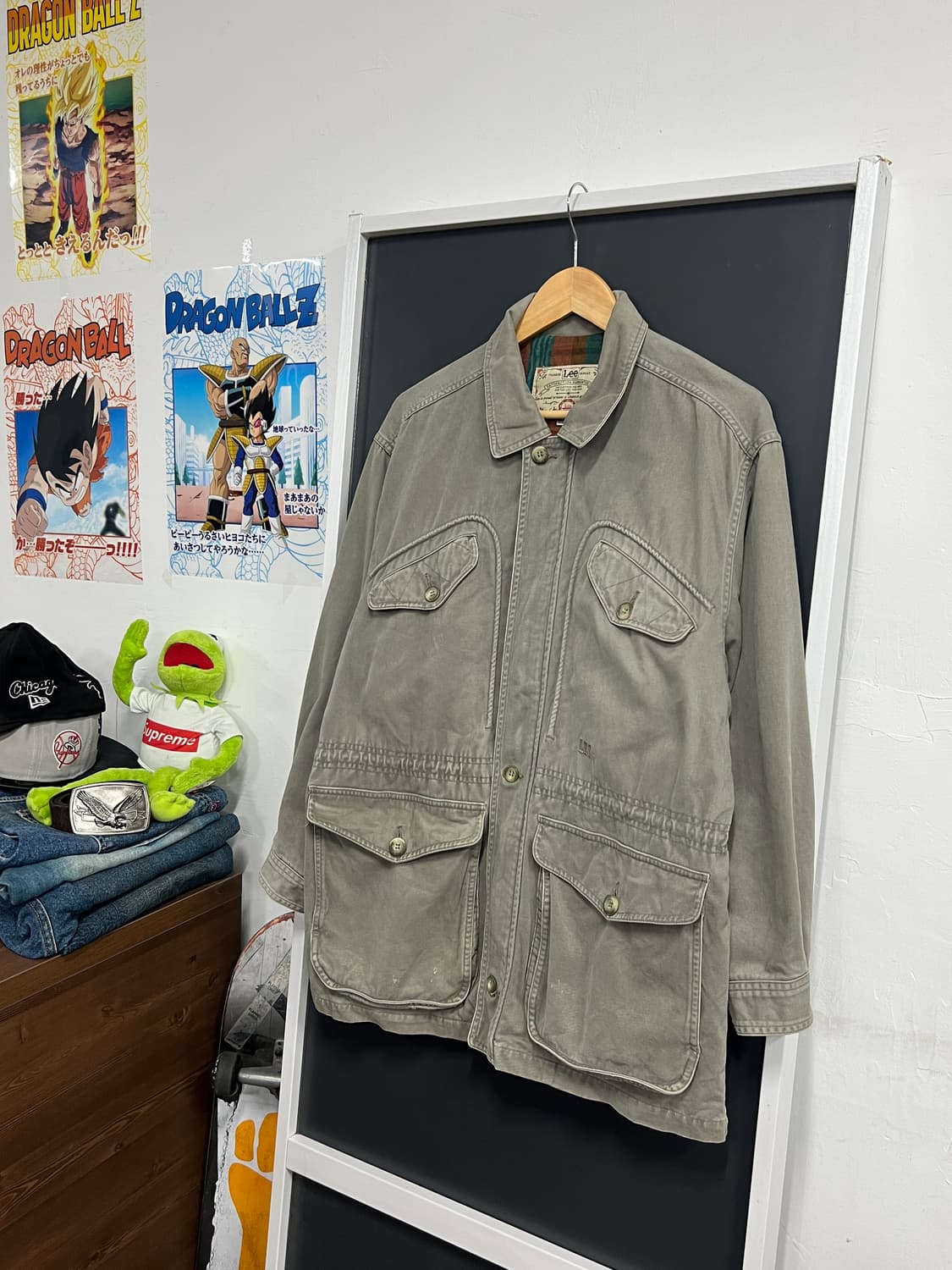 90s Lee 리 빈티지 코튼 사파리 워크웨어 자켓 상품이미지1