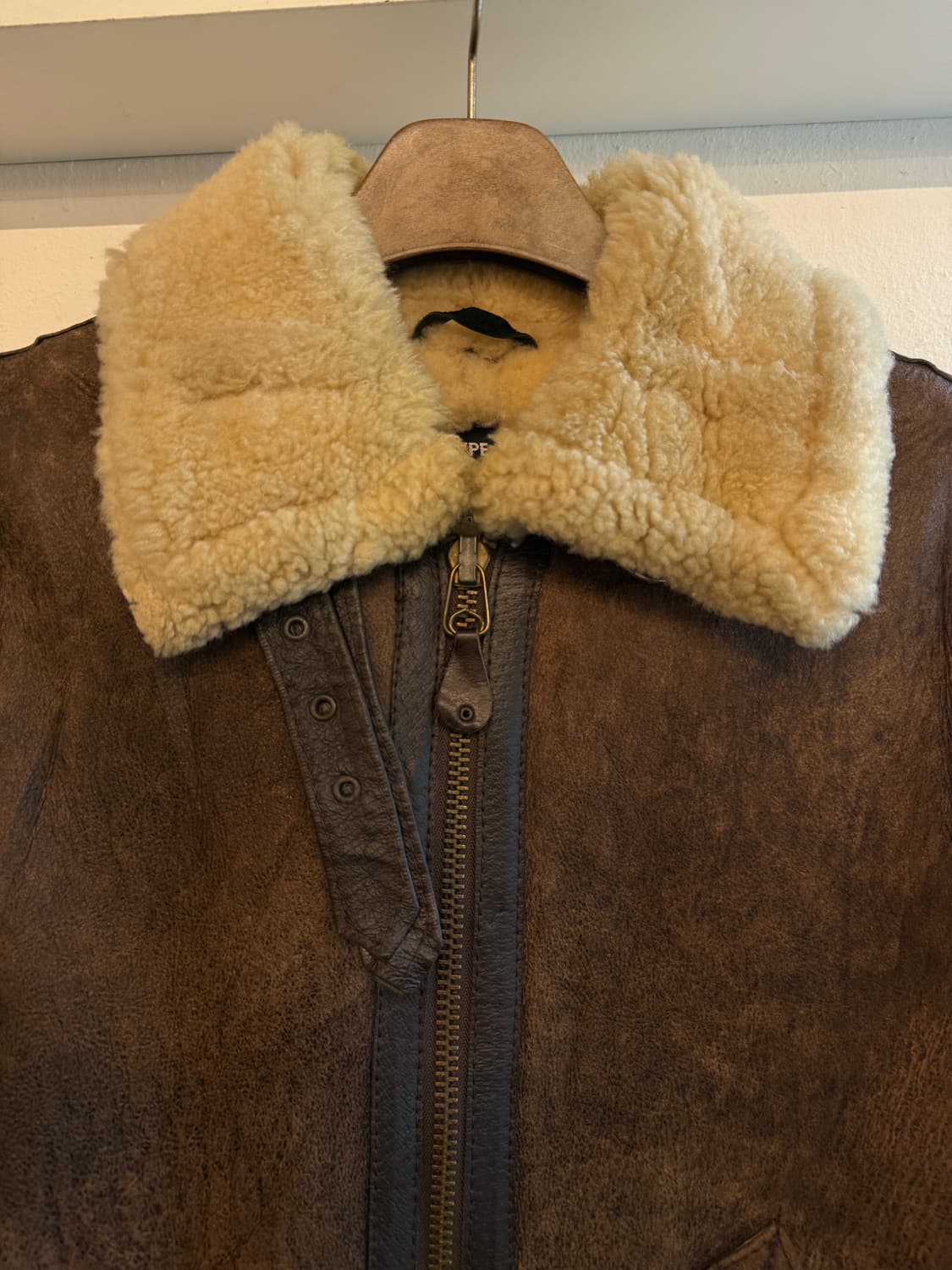 쇼트 B-3 무스탕 상품이미지3