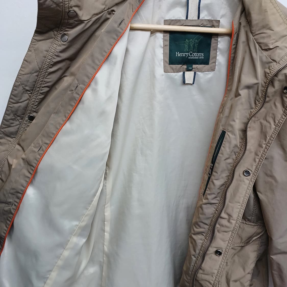 헨리코튼 베이지 필드 자켓 110 상품이미지3