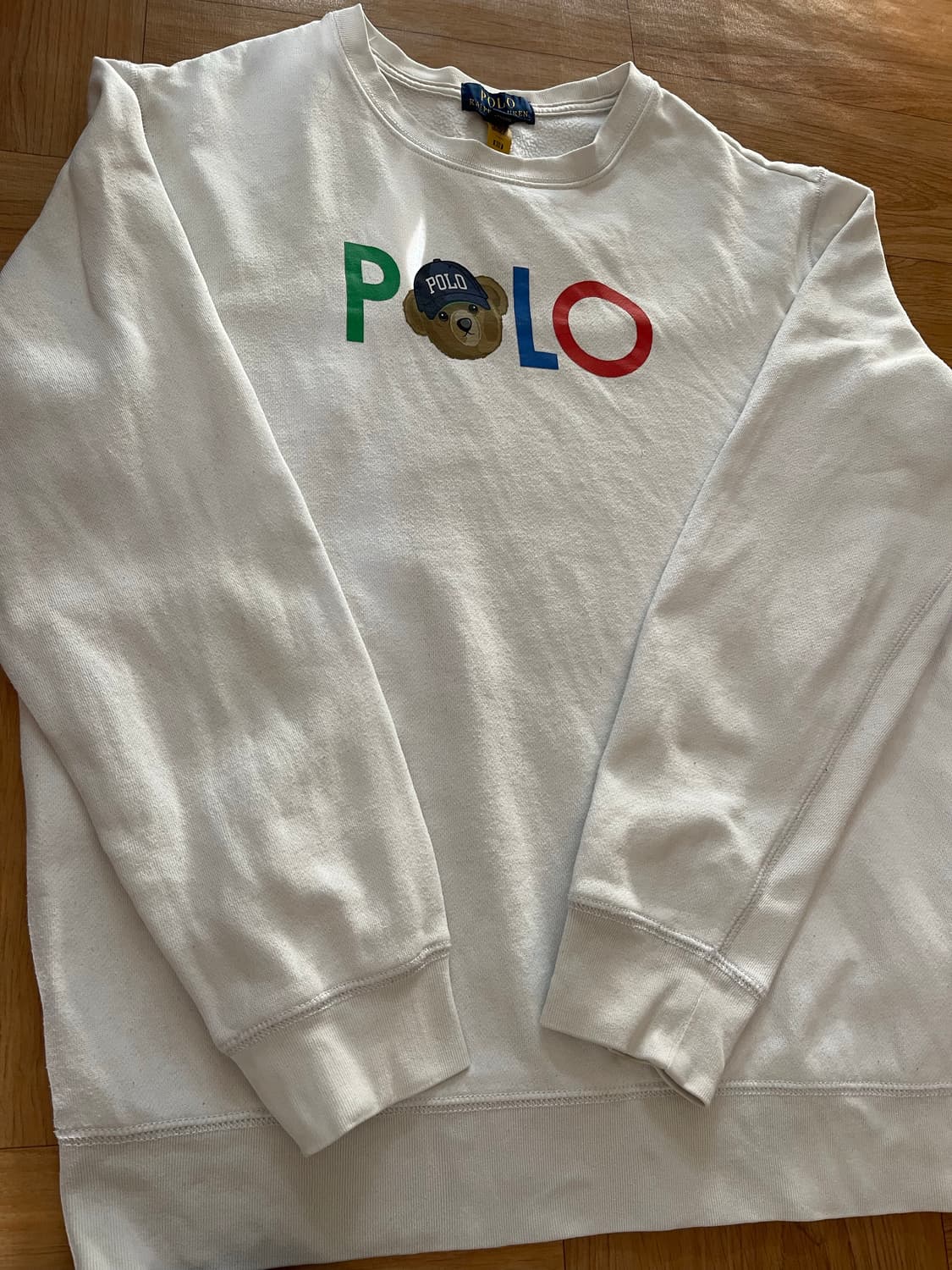 폴로 랄프로렌 정품 보이즈XL 18-20 곰돌이 맨투맨 상품이미지1