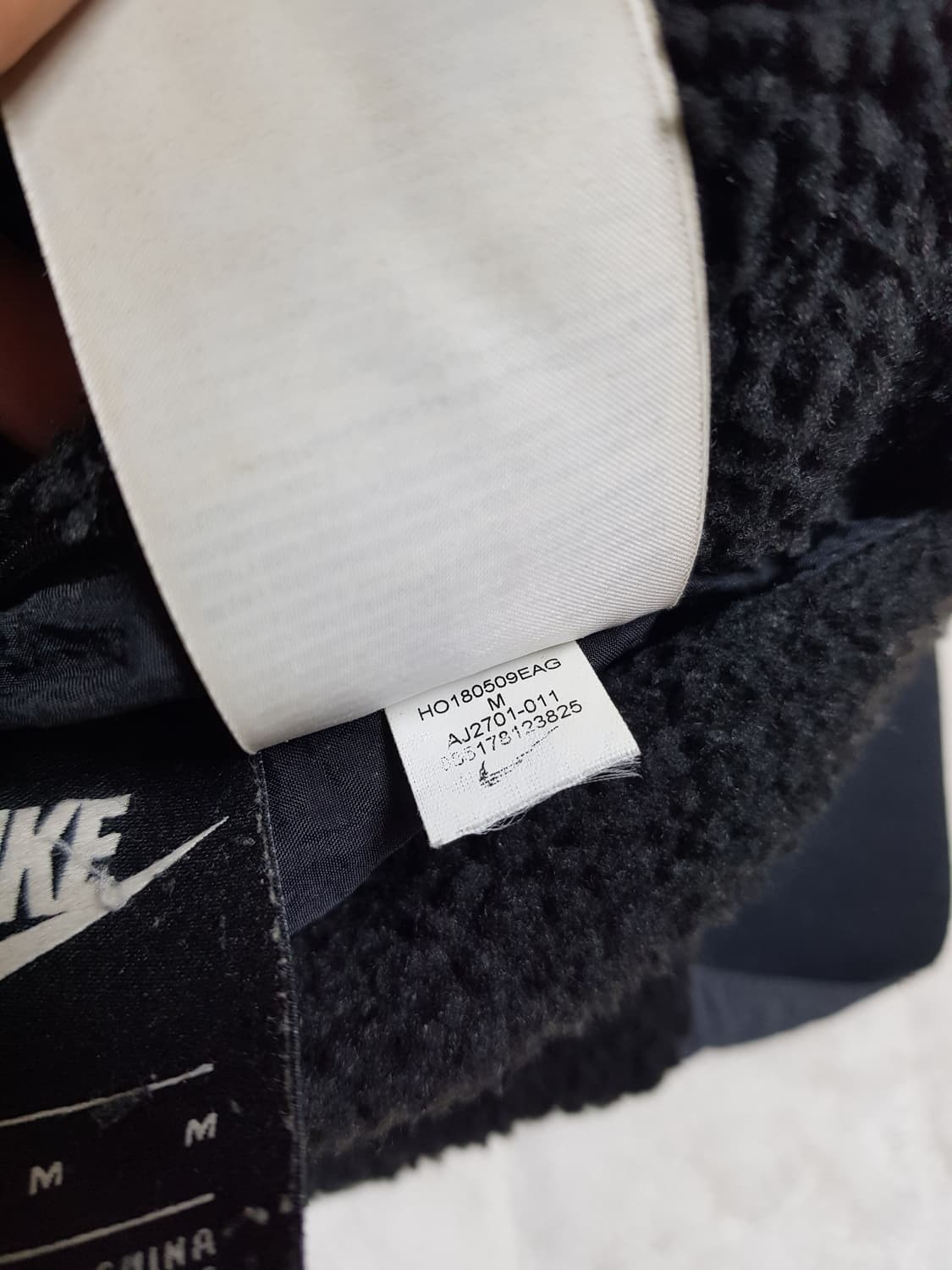 나이키 빅스우시 후리스 리버서블 자켓 블랙 상품이미지7