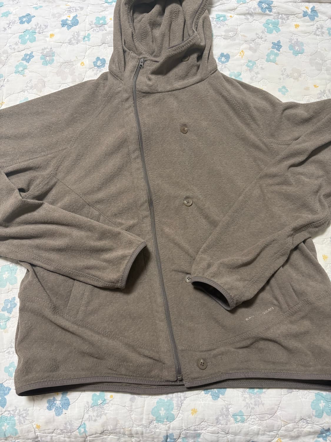 산산기어 버튼 플리스 자켓 1 사이즈 상품이미지2