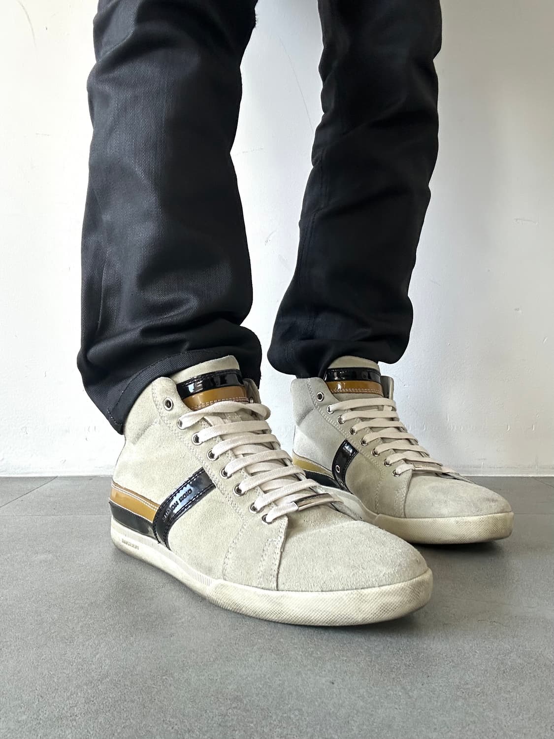 디올 옴므 07AW 에디슬리먼 스웨이드 하이탑 상품이미지1