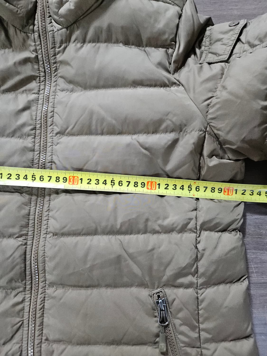 라푸마  구스 다운  패딩 코트 카키  100 상품이미지5