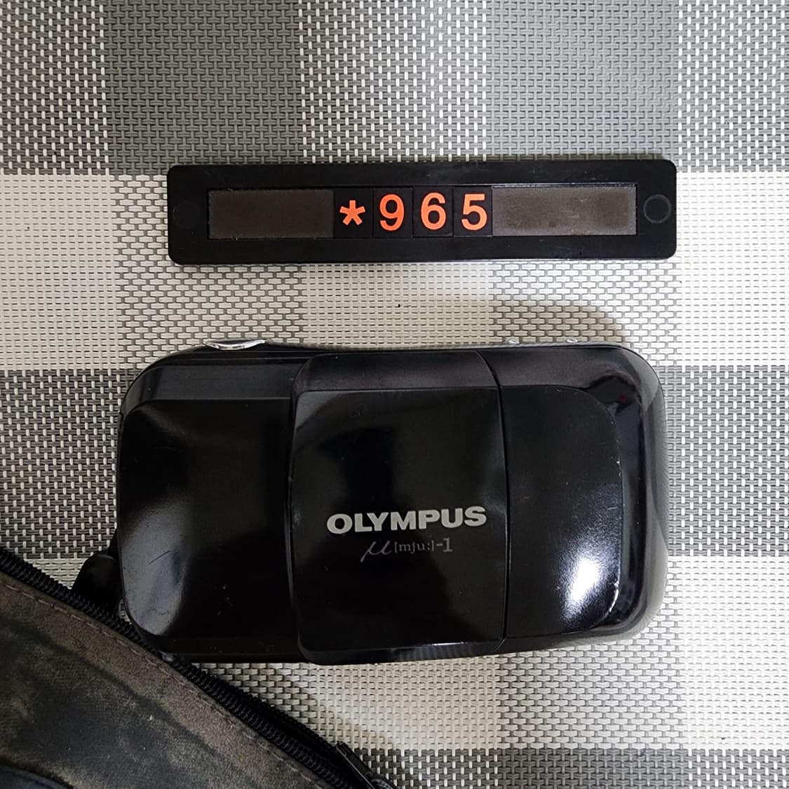 올림푸스 뮤 1 블랙바디 필름카메라 파우치포함 상품이미지1