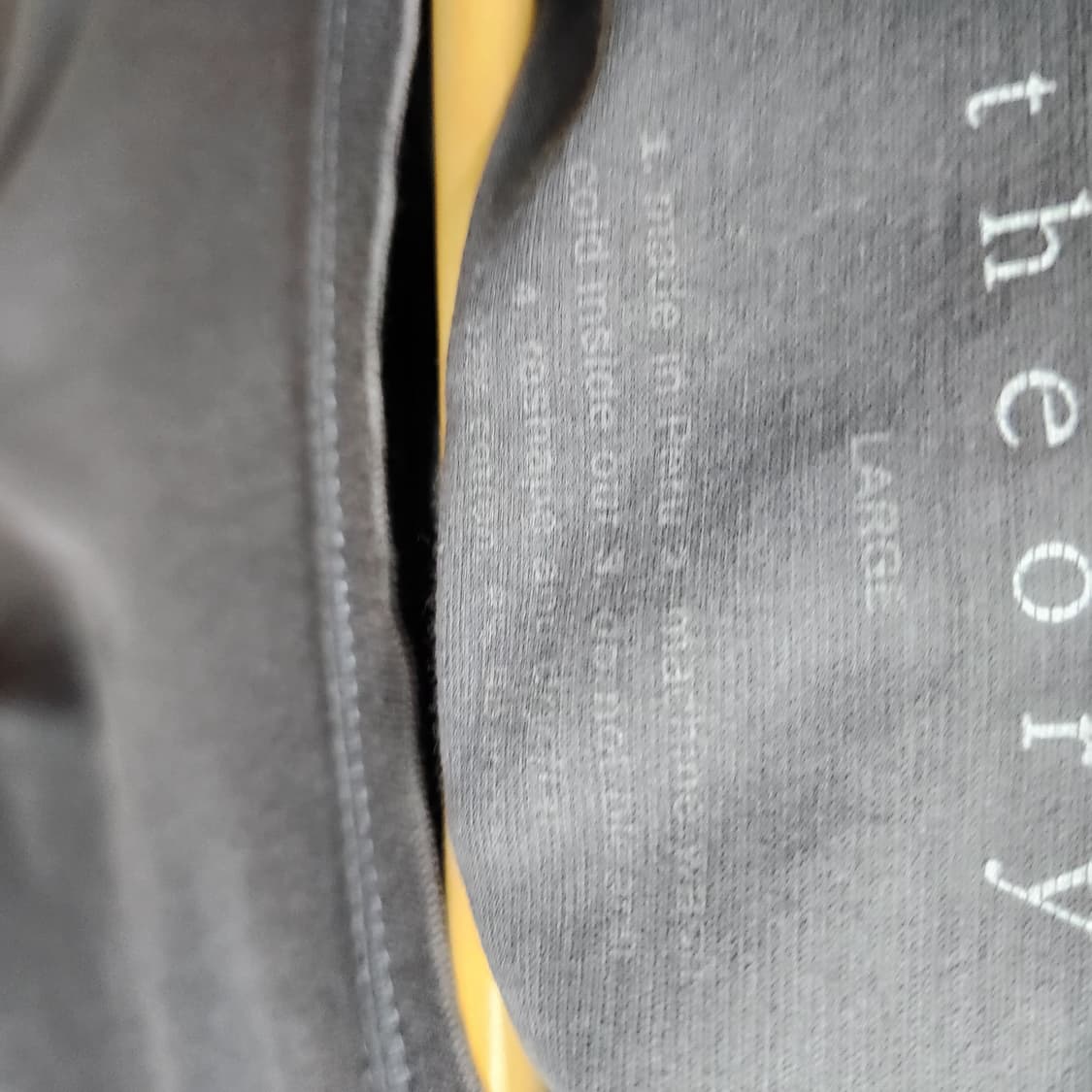 띠어리 로고자수 롱슬리브 긴팔티 L(L) 상품이미지6