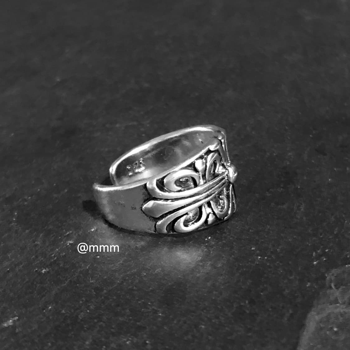 오픈링 크롬 반지 상품이미지3