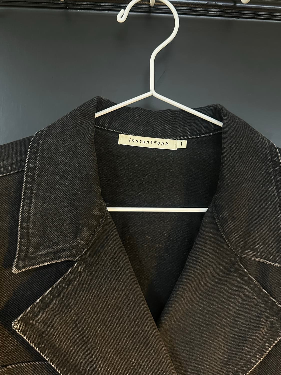 인스턴트펑크 흑청 데님 원피스 상품이미지2