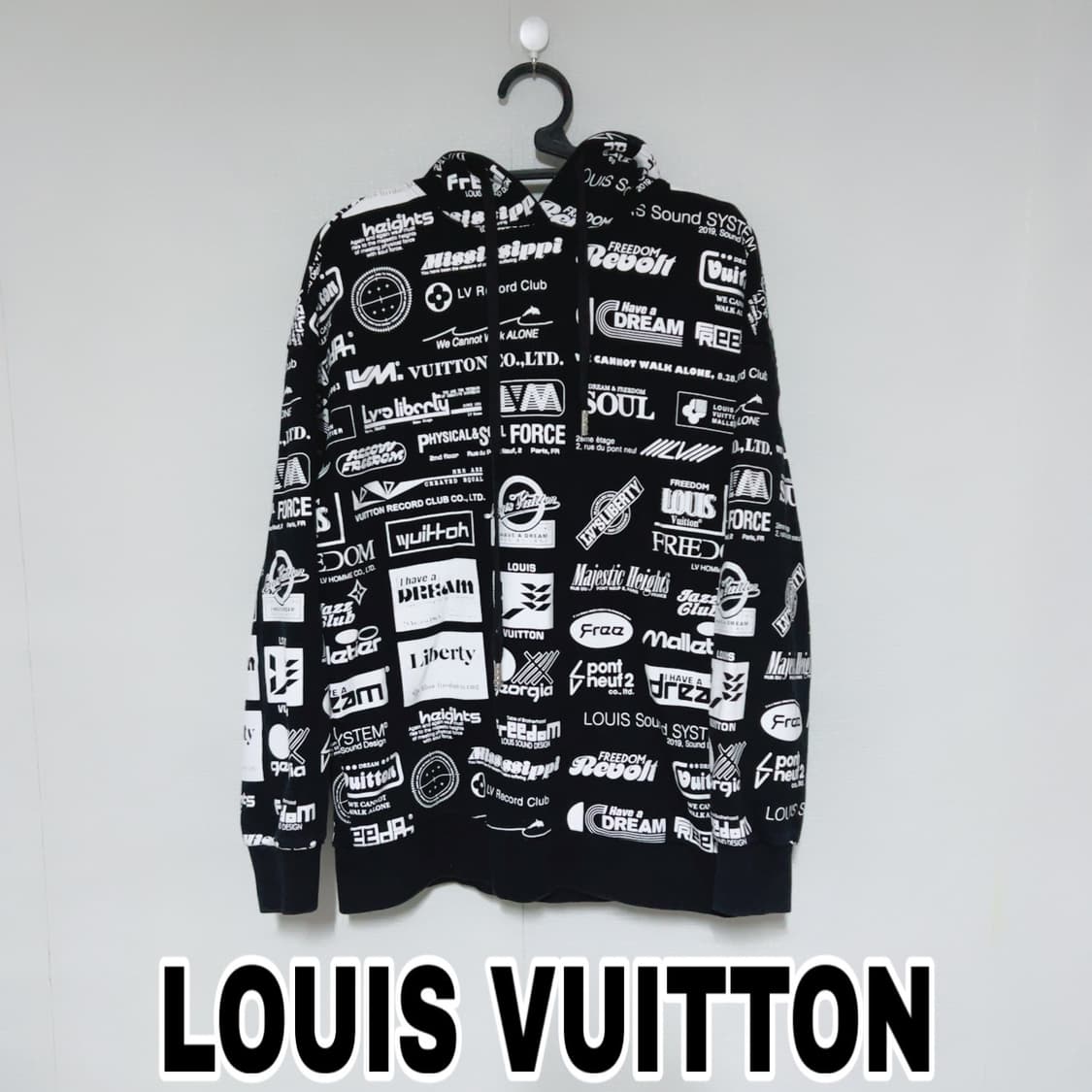 루이비통 프린팅 공용 후드티 상품이미지1