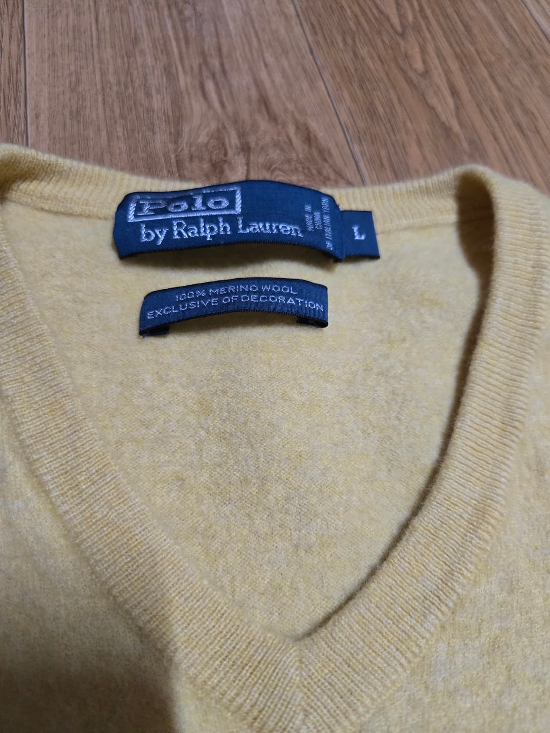 폴로 랄프로렌 여성 메리노울 브이넥 니트 상품이미지6