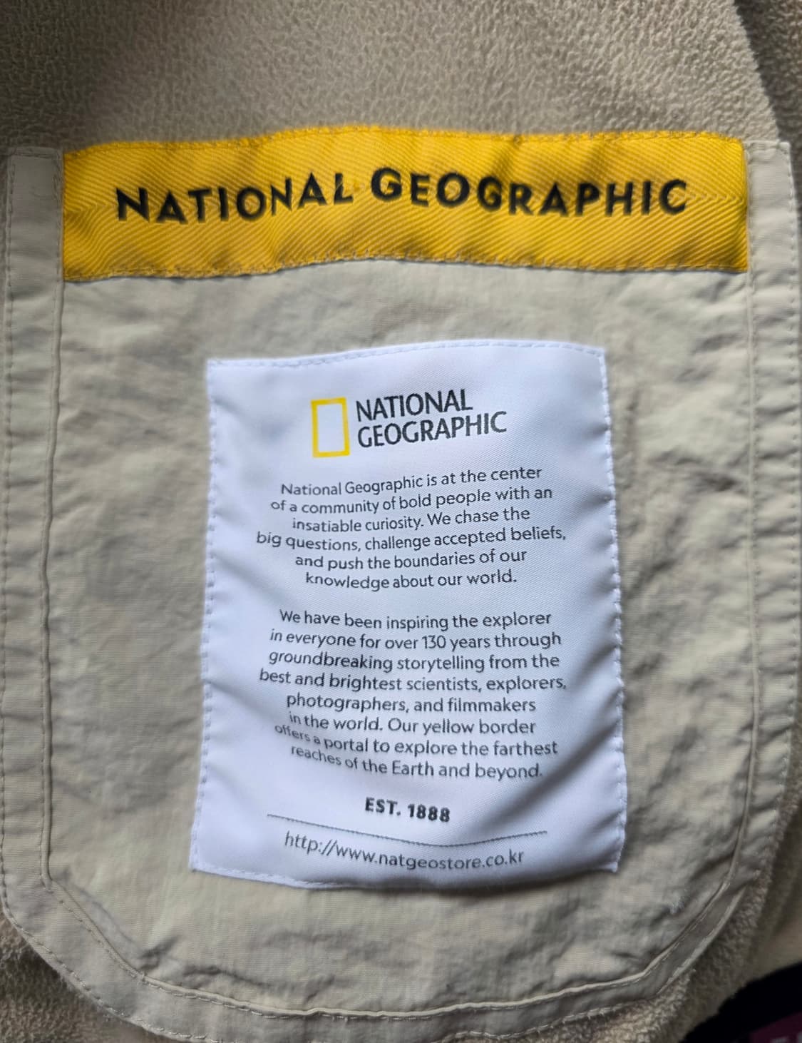 내셔널지오그래픽 후리스 M  플리스 코스토니 숏 뽀글이 풀집업 XD68 상품이미지7