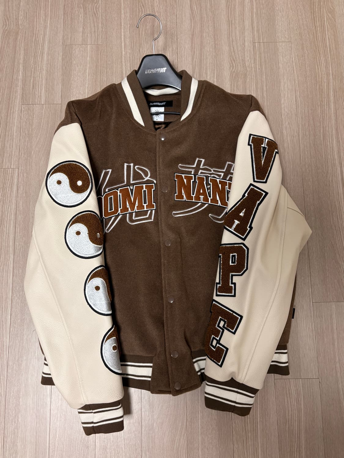 도미넌트 Dragon Varsity Jacket_Brown M size 상품이미지1