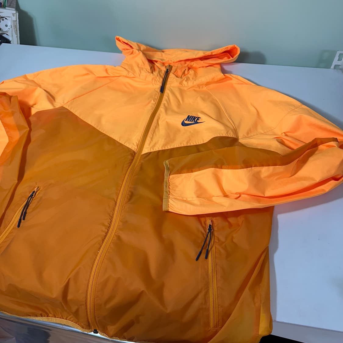 XL 나이키 기본로고 배색 나그랑 경량 바막자켓 상품이미지2