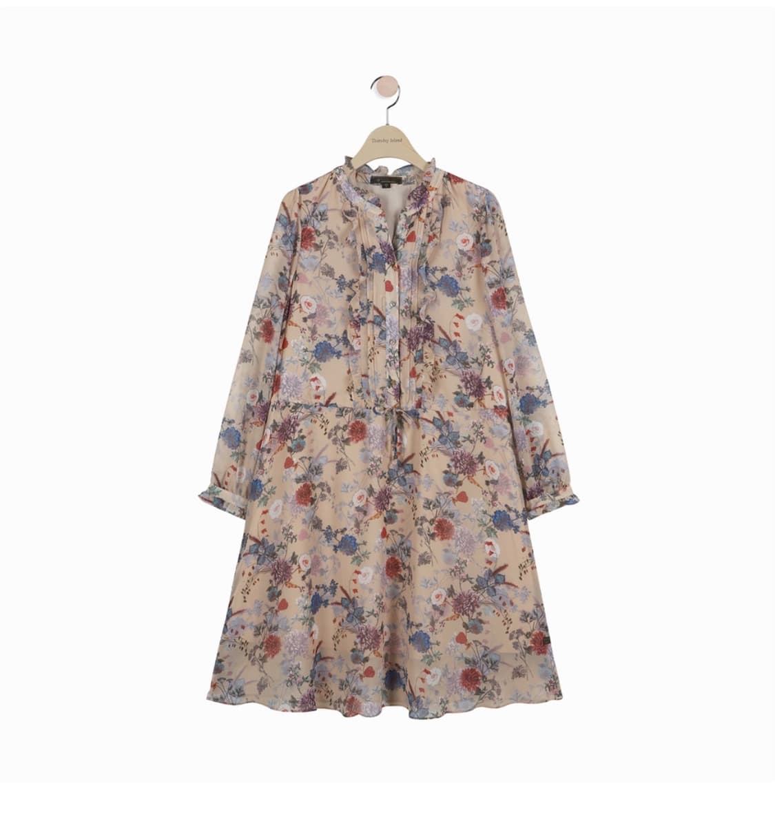 써스데이 아일랜드 플라워 쉬폰 원피스 상품이미지1