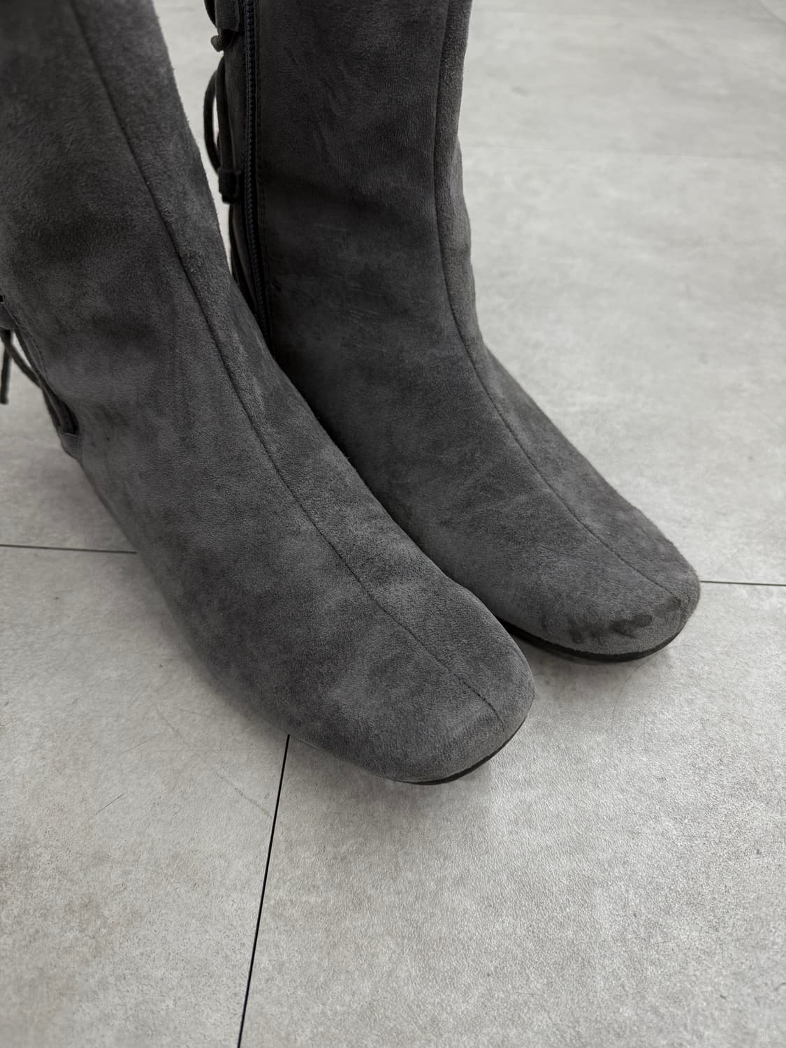 hush puppies 스웨이드 레이스업 부츠 상품이미지3