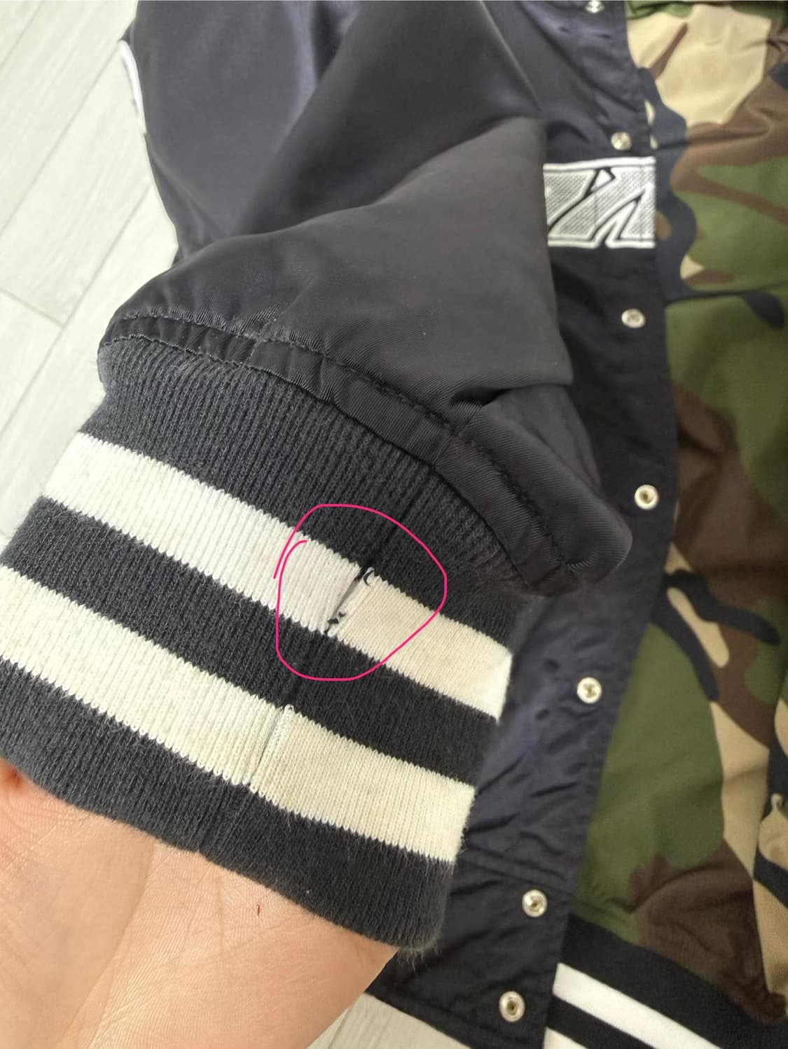 Aape 에이프 항공점퍼 S 상품이미지6