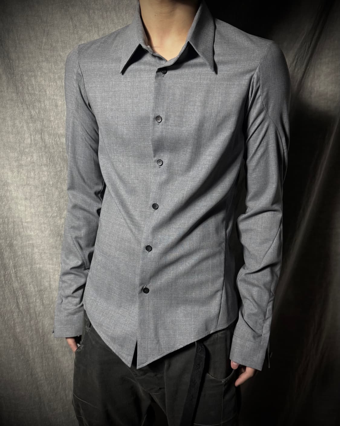 DEVOA Structured Grey Shirt  DEVOA  상품이미지2
