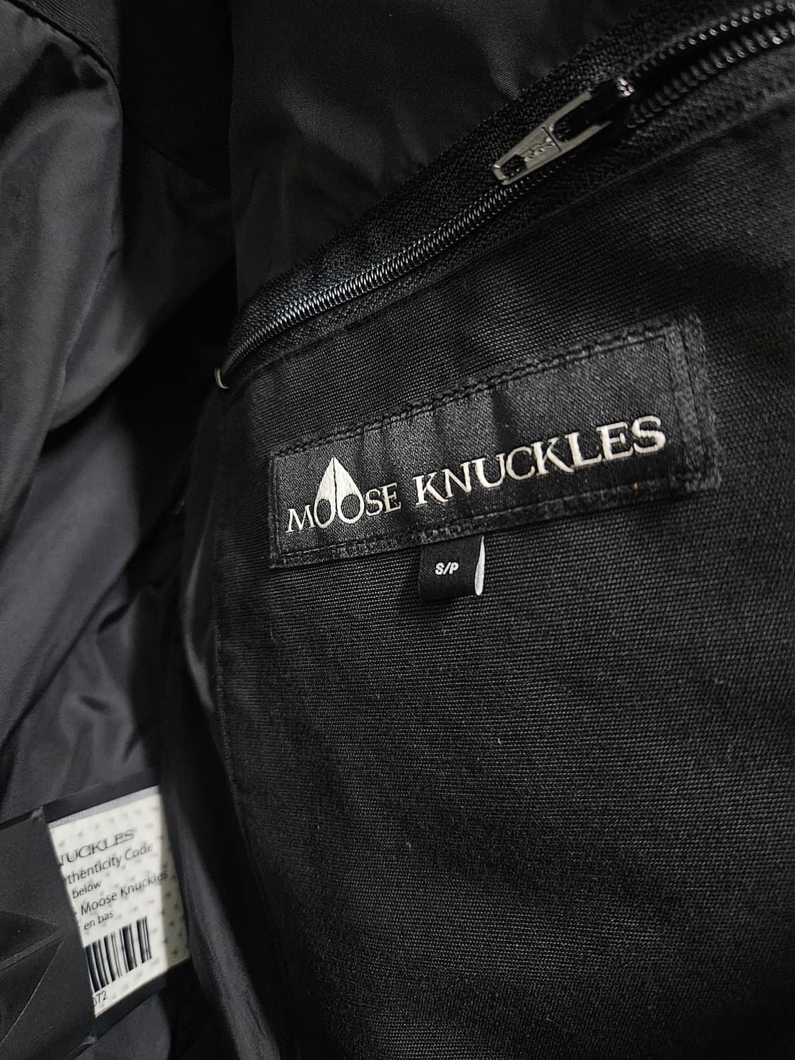 무스너클 쓰리쿼터 블랙퍼 패딩  S/P사이즈 상품이미지7