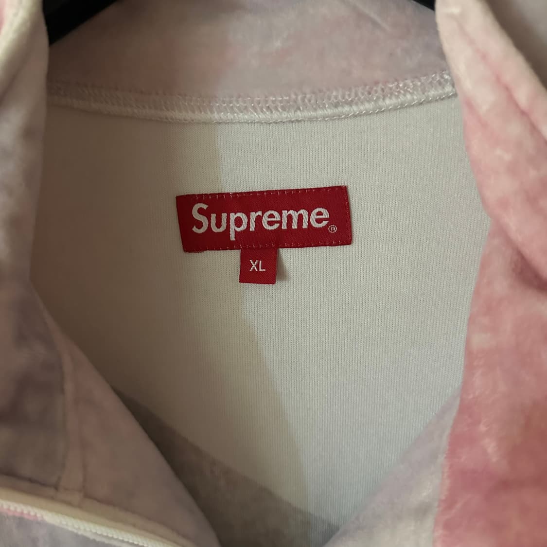 [XL]슈프림 지오 벨루어 트랙자켓 핑크 상품이미지4