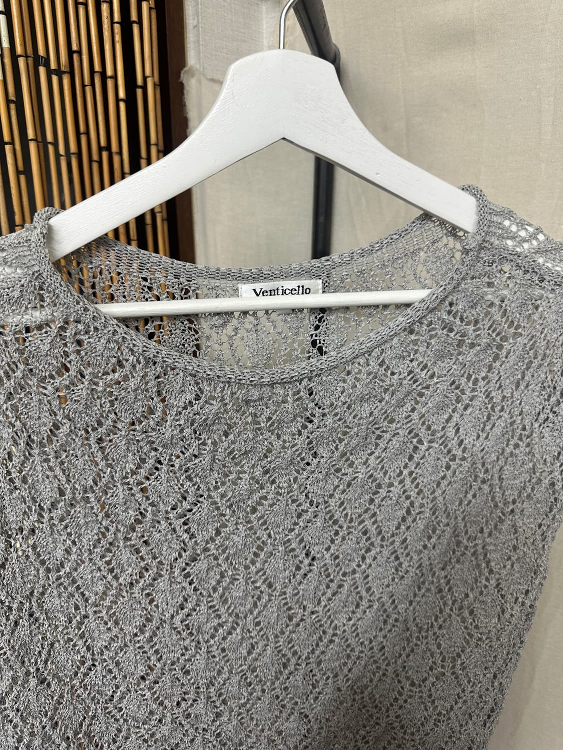 venticello 니트 민소매 탑 상품이미지3