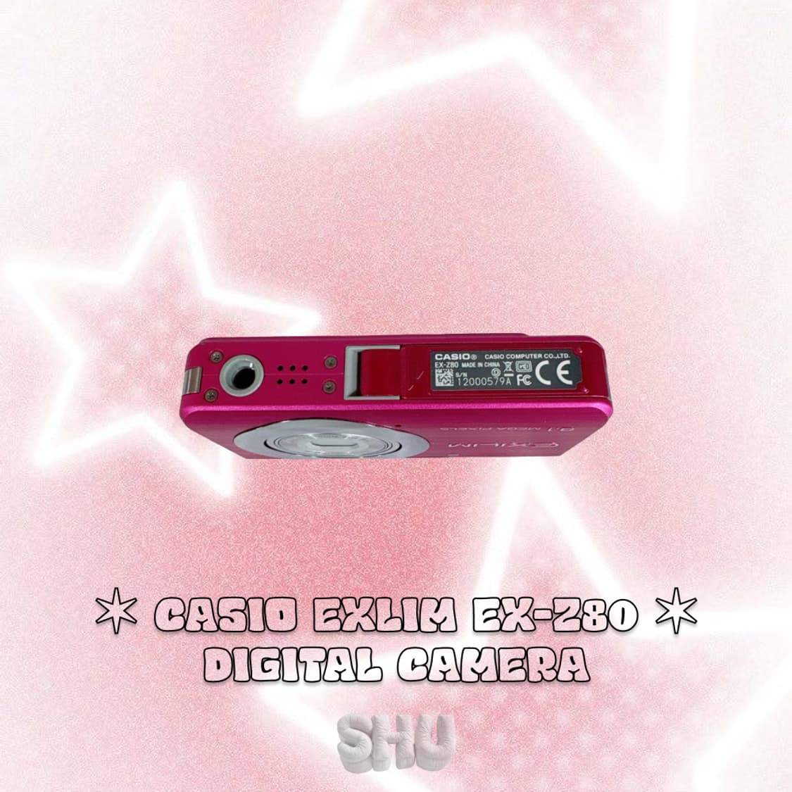 카시오 엑슬림 EX-Z80 빈티지 디카 체리핑크 상품이미지5