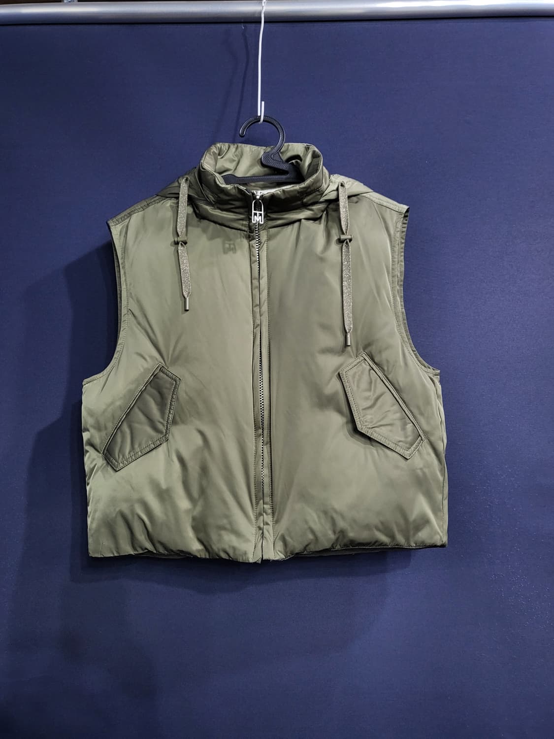 덕다운 후드패딩 베스트 상품이미지1