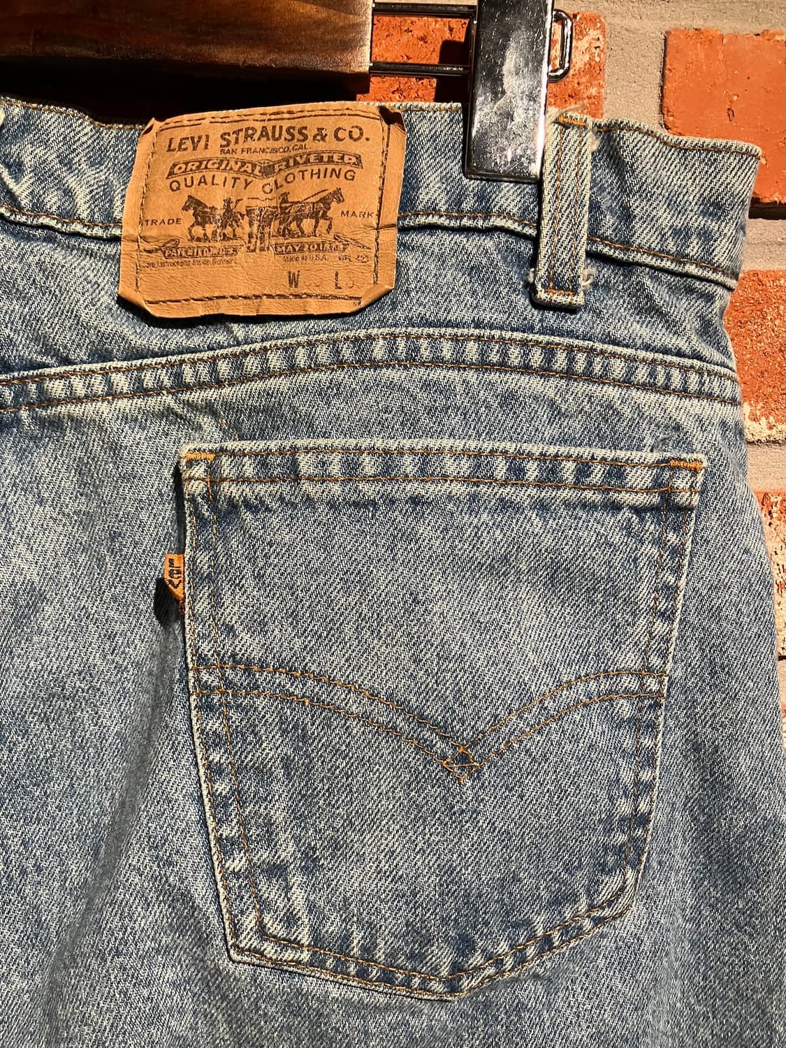 90s USA 빈티지 리바이스 505 데님 팬츠 상품이미지6