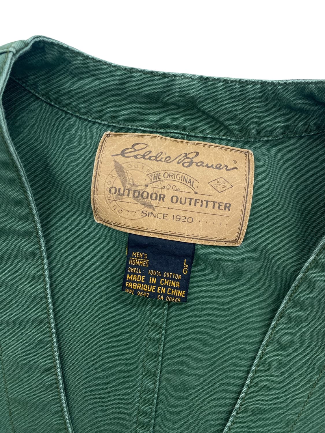 90‘s 에디바우어 캔버스 헌팅 베스트 상품이미지6