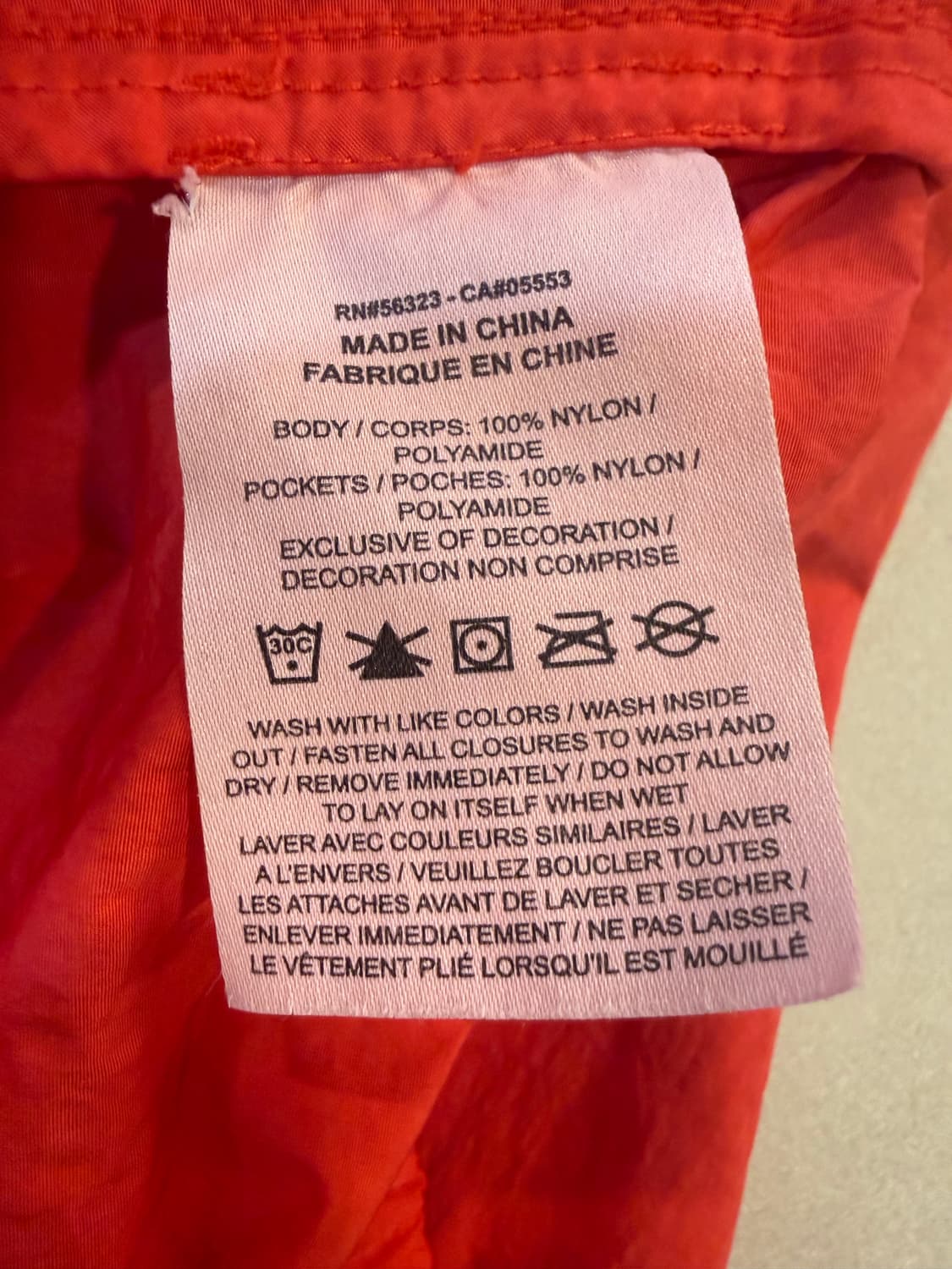 (XL) 나이키 X 스투시 윈드러너 자켓 바람막이 하바네로 레드 상품이미지5