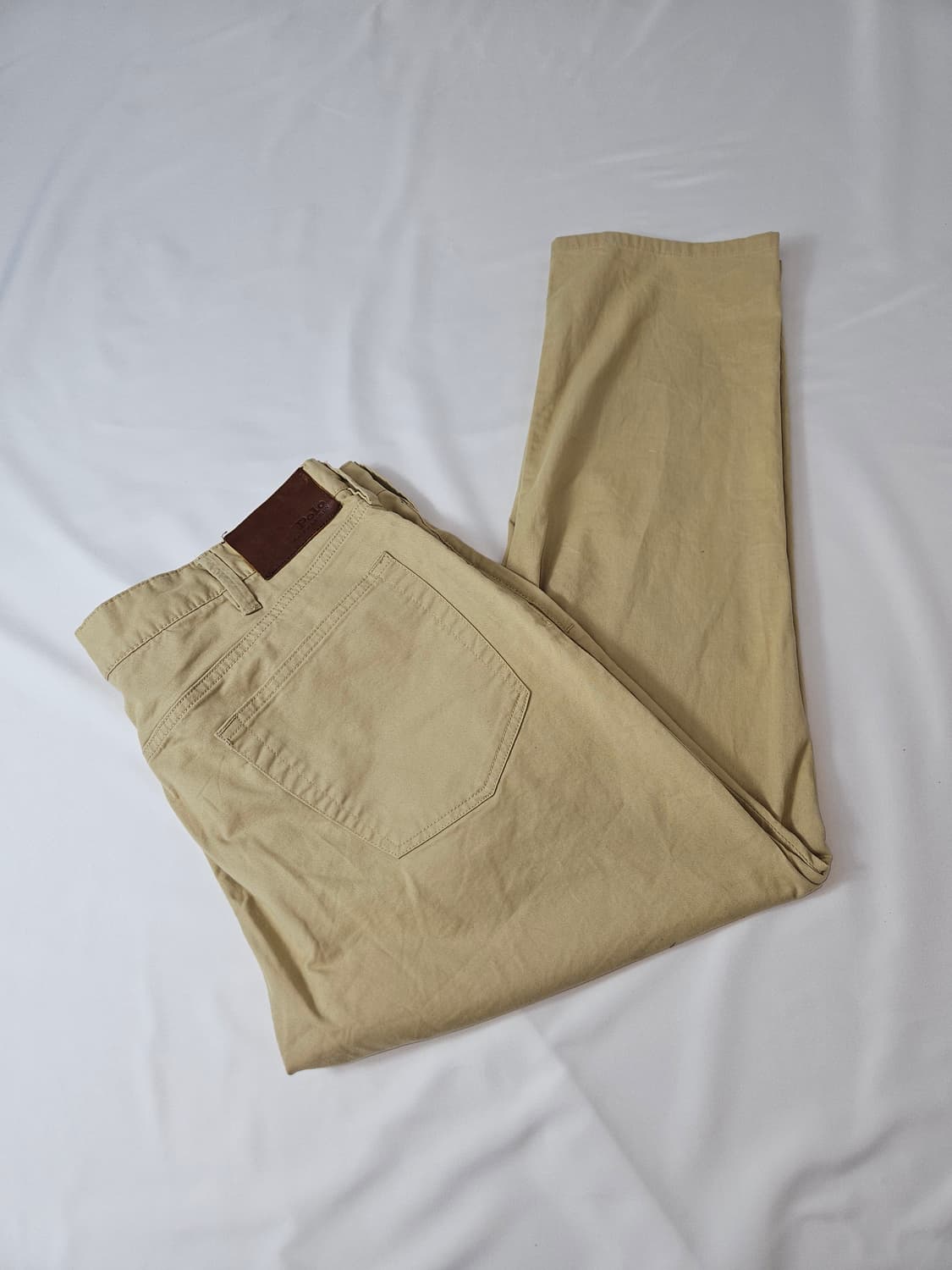 폴로 랄프로렌 신형 치노팬츠 슬랙스 패치 QR코드 정품 36 상품이미지1