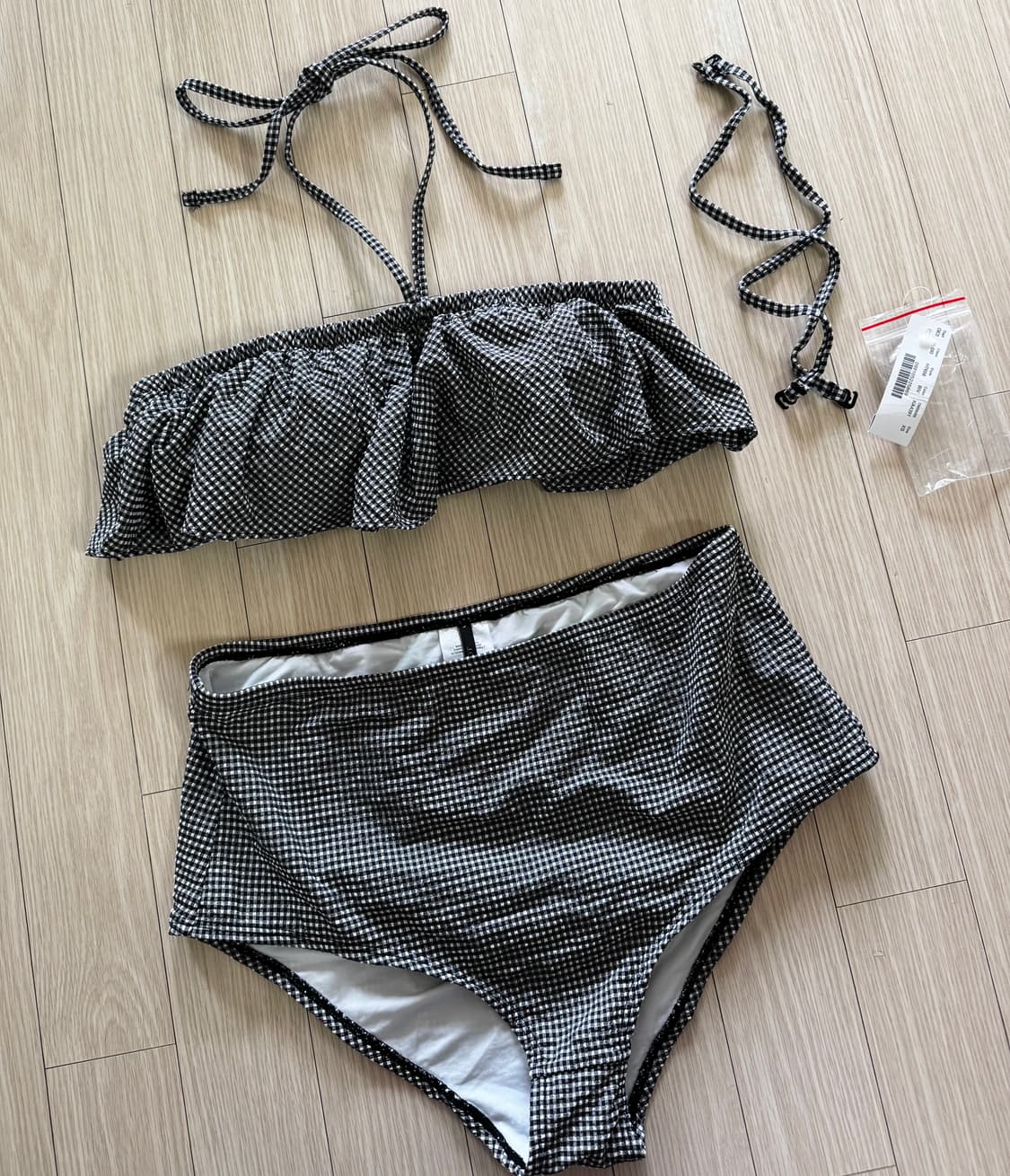 상체55 하체66 Jcrew 제이크루 정가18만 러플 비키니 수영복 베럴 상품이미지1
